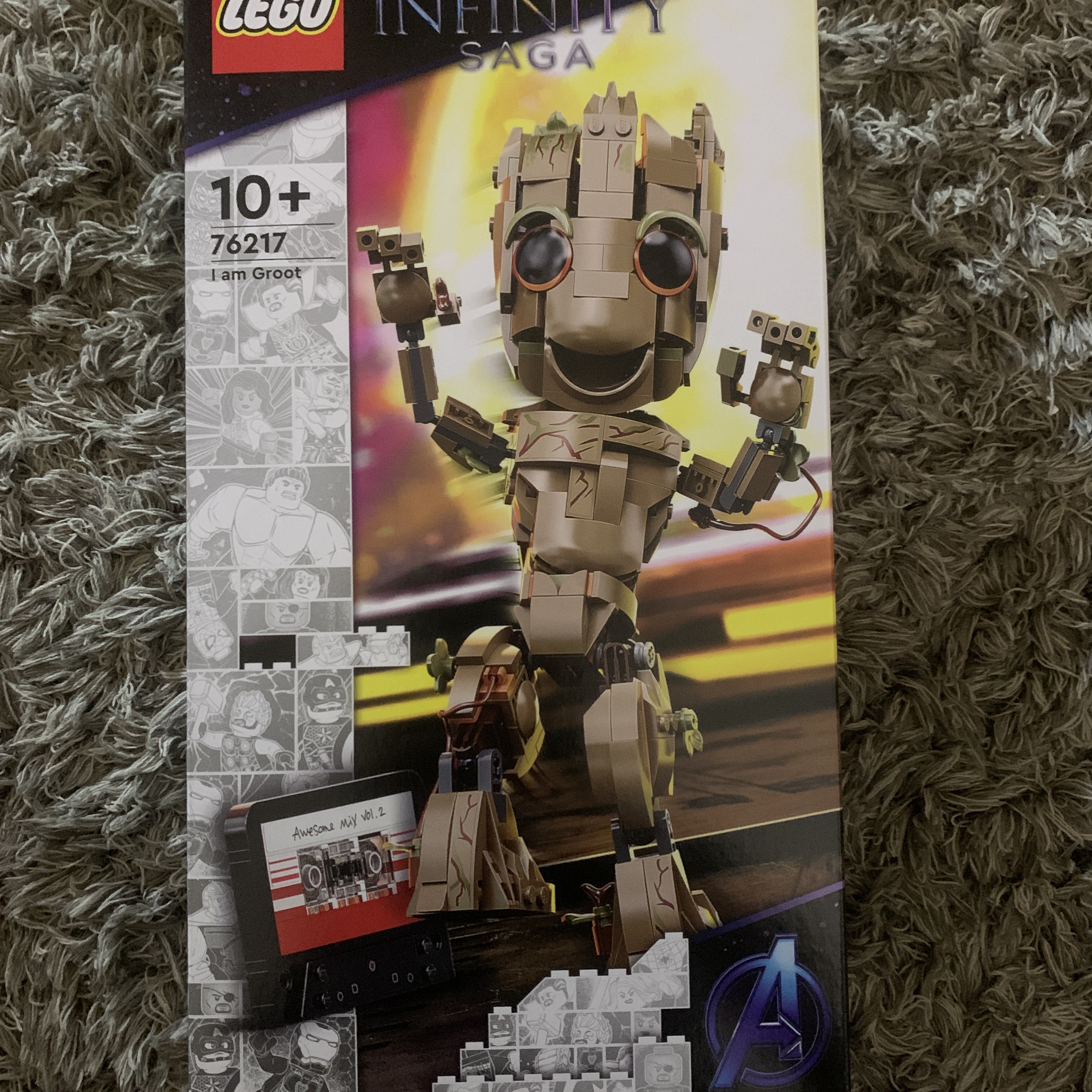Lego Marvel I Am Groot 착용 스타일