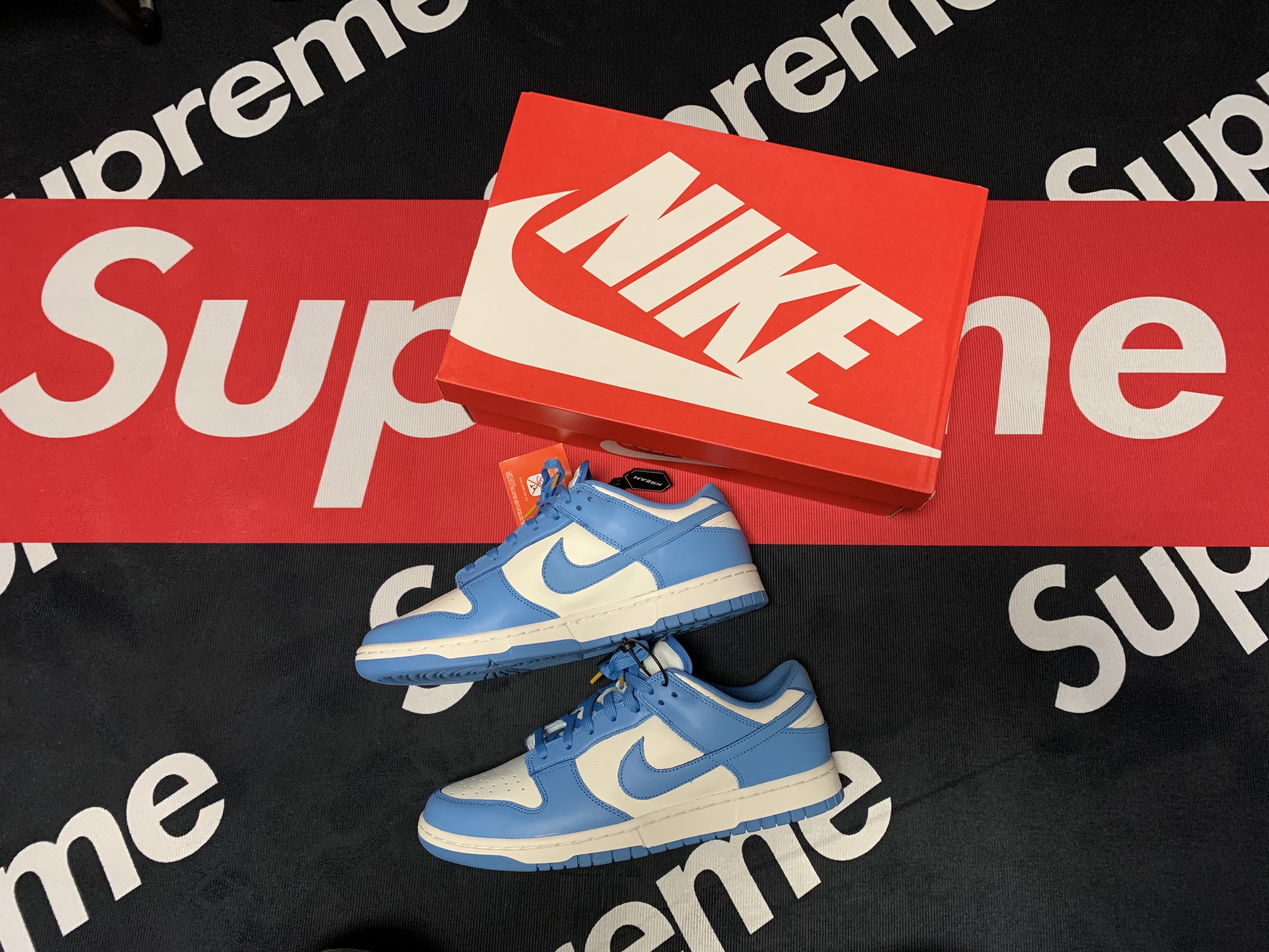 Nike Dunk Low Retro University Blue 착용 스타일