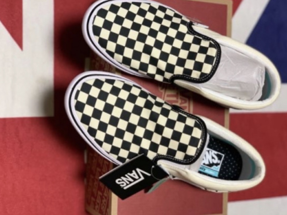 Vans Slip-On ComfyCush Checkerboard 착용 스타일