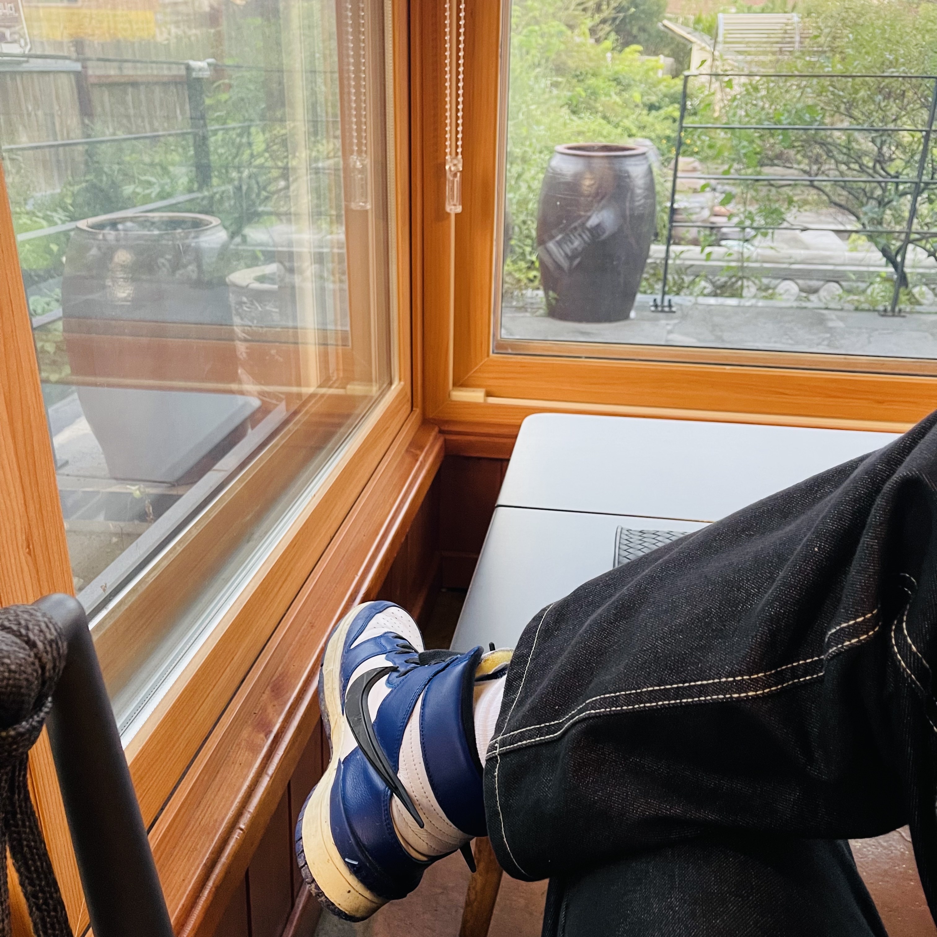 Nike x Ambush Dunk High Deep Royal Blue 착용 스타일