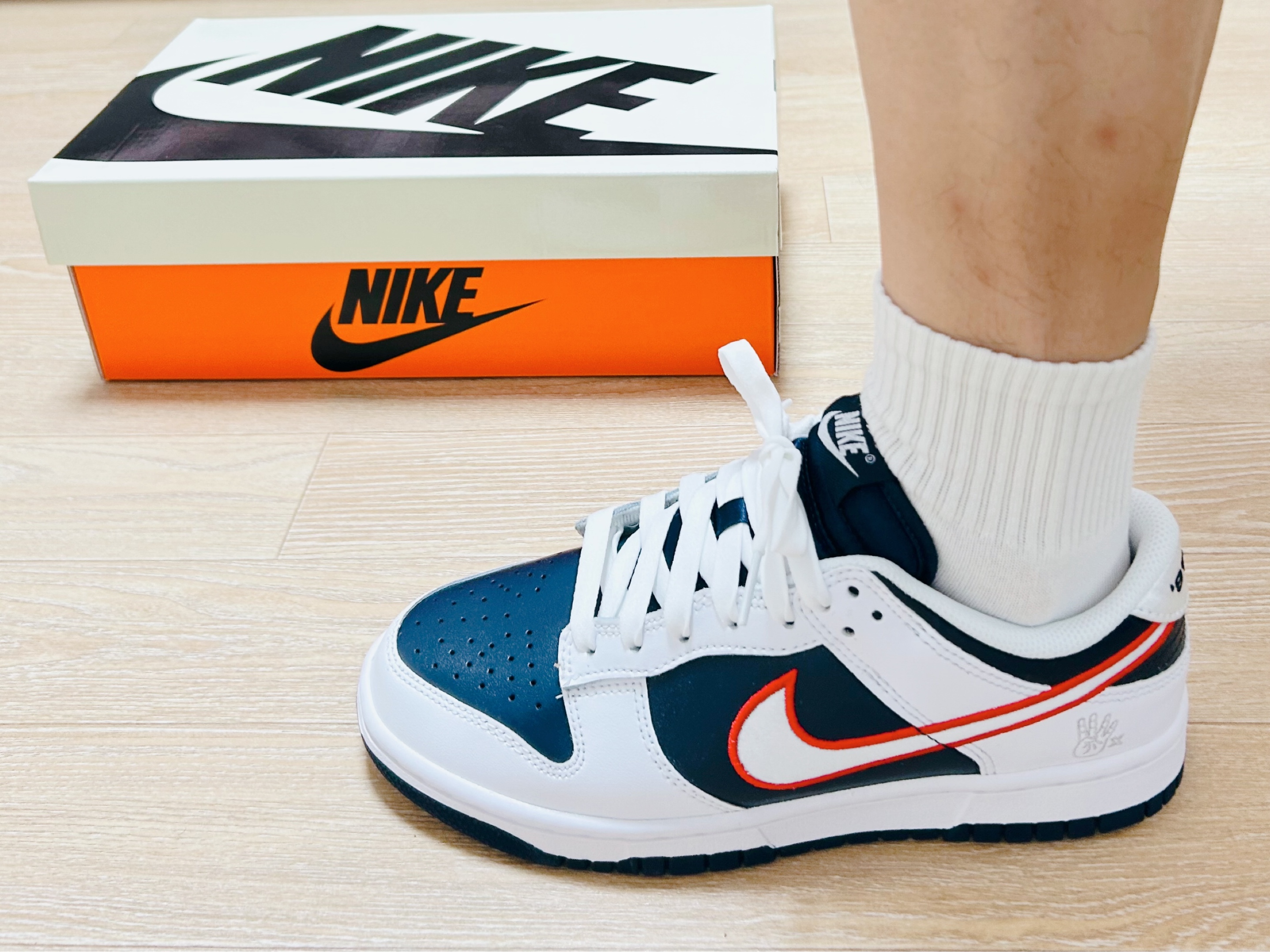(W) Nike Dunk Low Houston Comets Four-Peat 착용 스타일