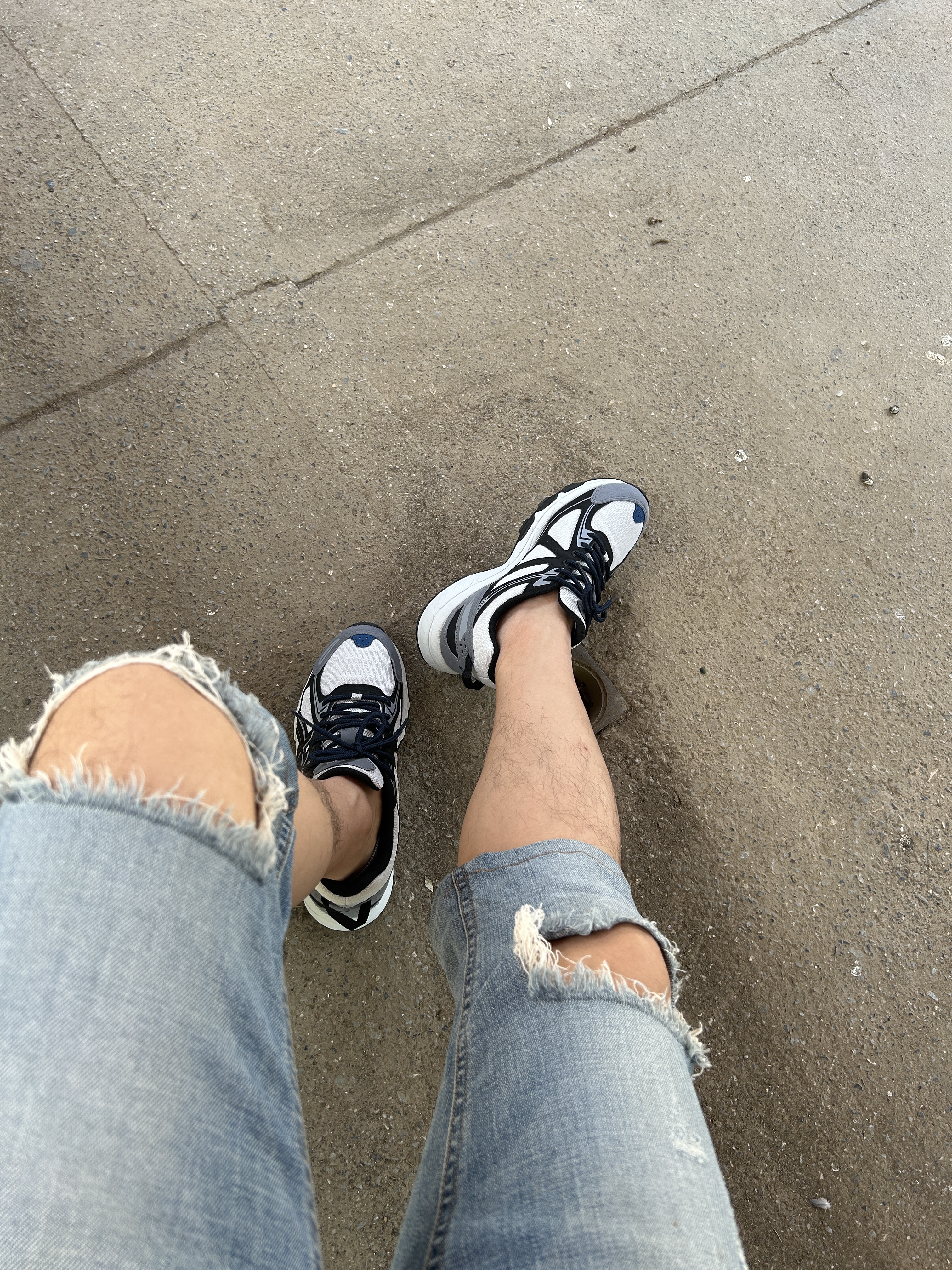 Asics Gel-Venture 6 SPS Glacier Grey 착용 스타일
