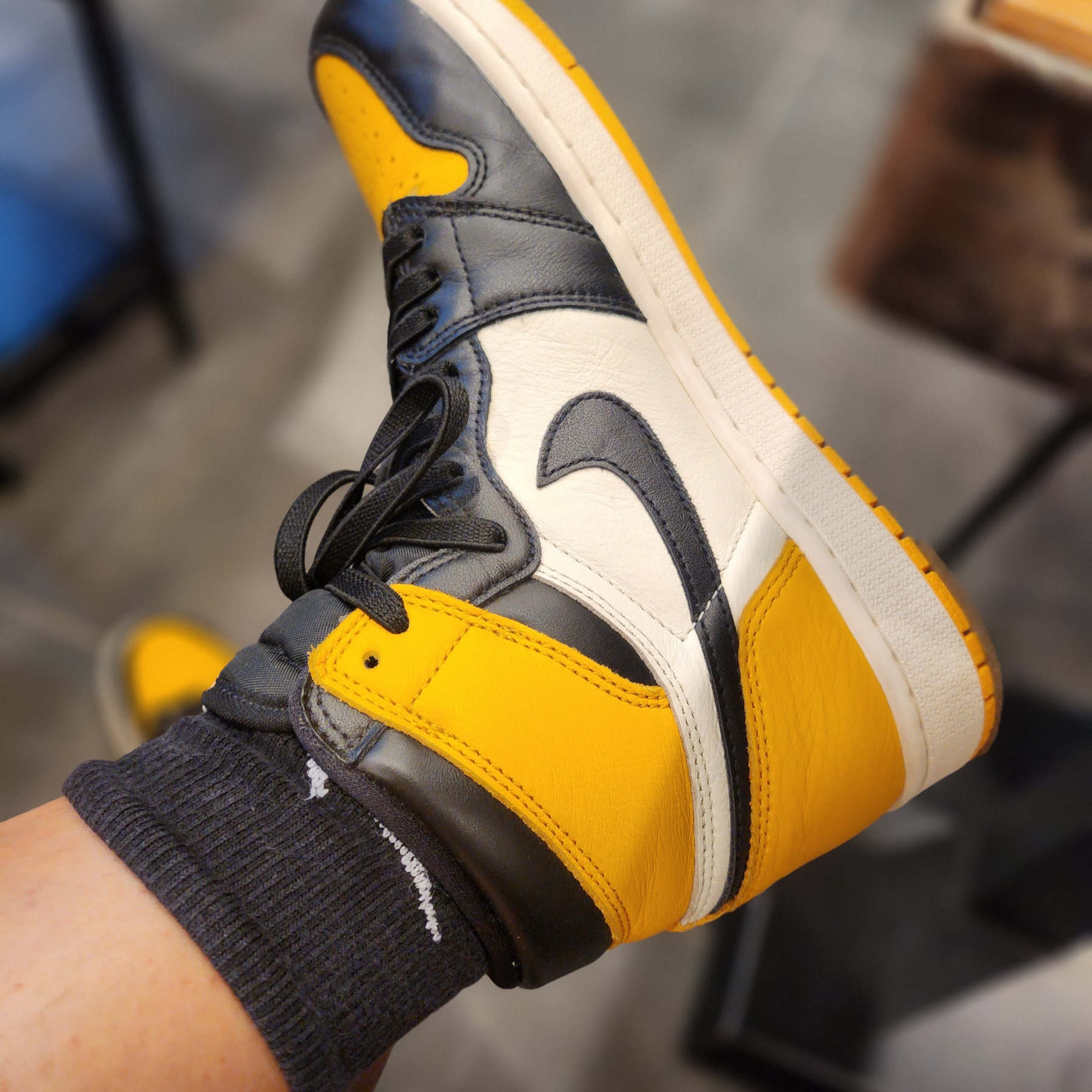 Jordan 1 Retro High OG Taxi 착용 스타일