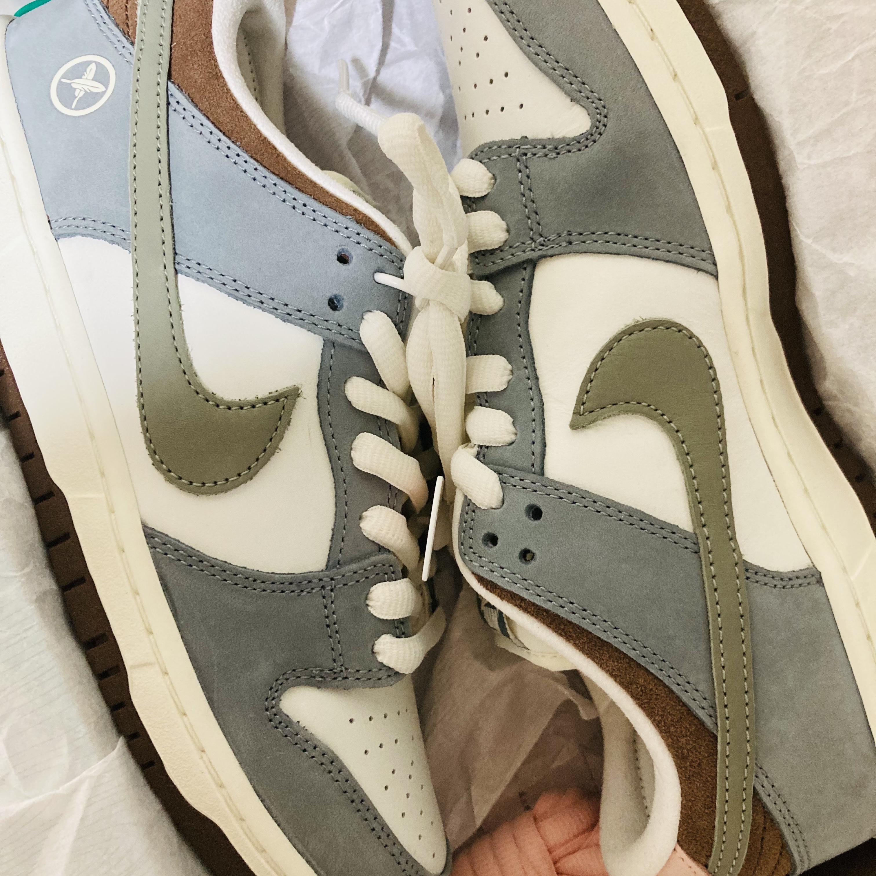 Nike x Yuto Horigome SB Dunk Low Wolf Grey 착용 스타일 - 2