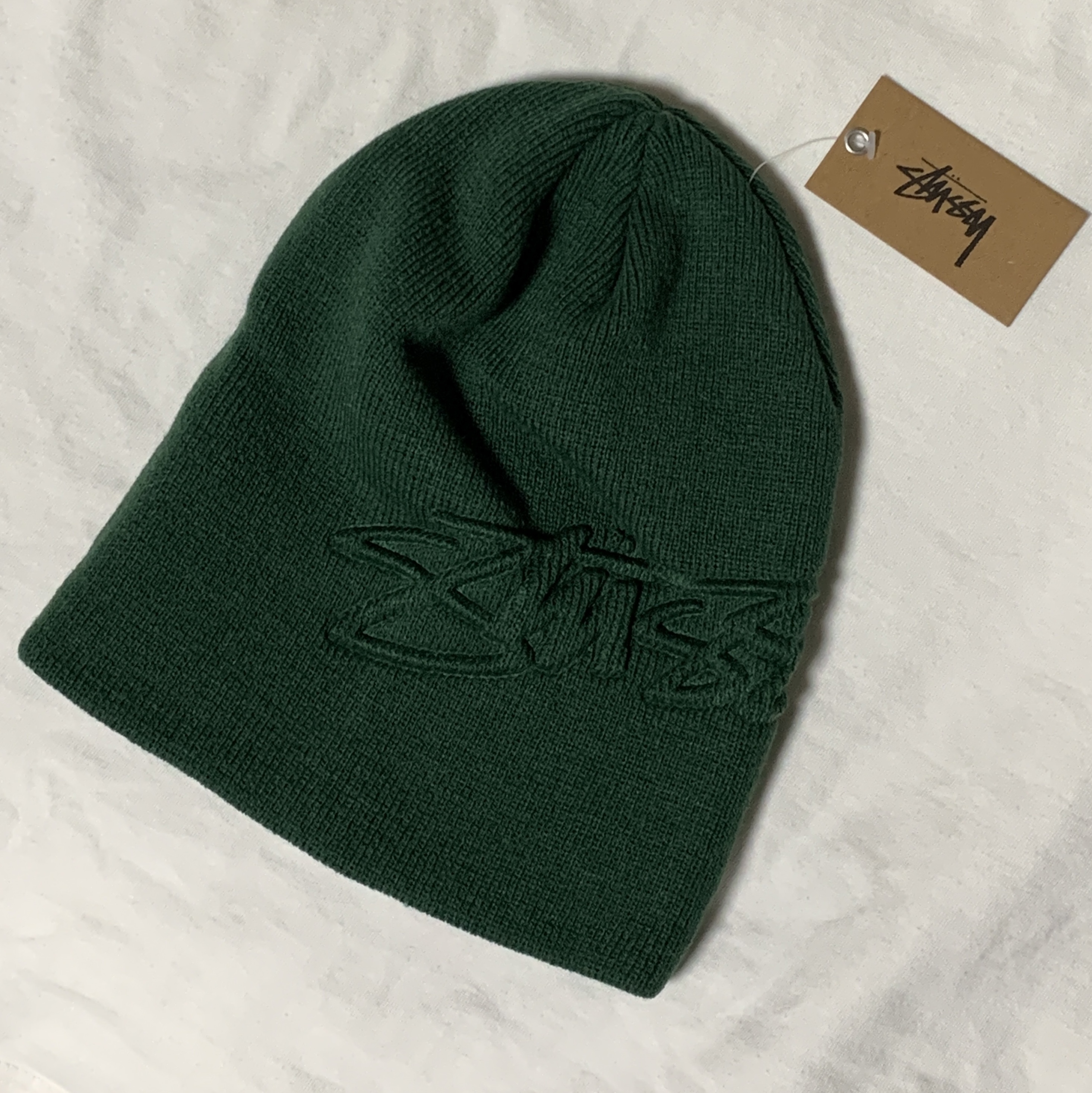 Stussy Embossed Smooth Stock Skullcap Beanie Black, Stussy Embossed Smooth Stock Skullcap Beanie Sea Blue 착용 스타일