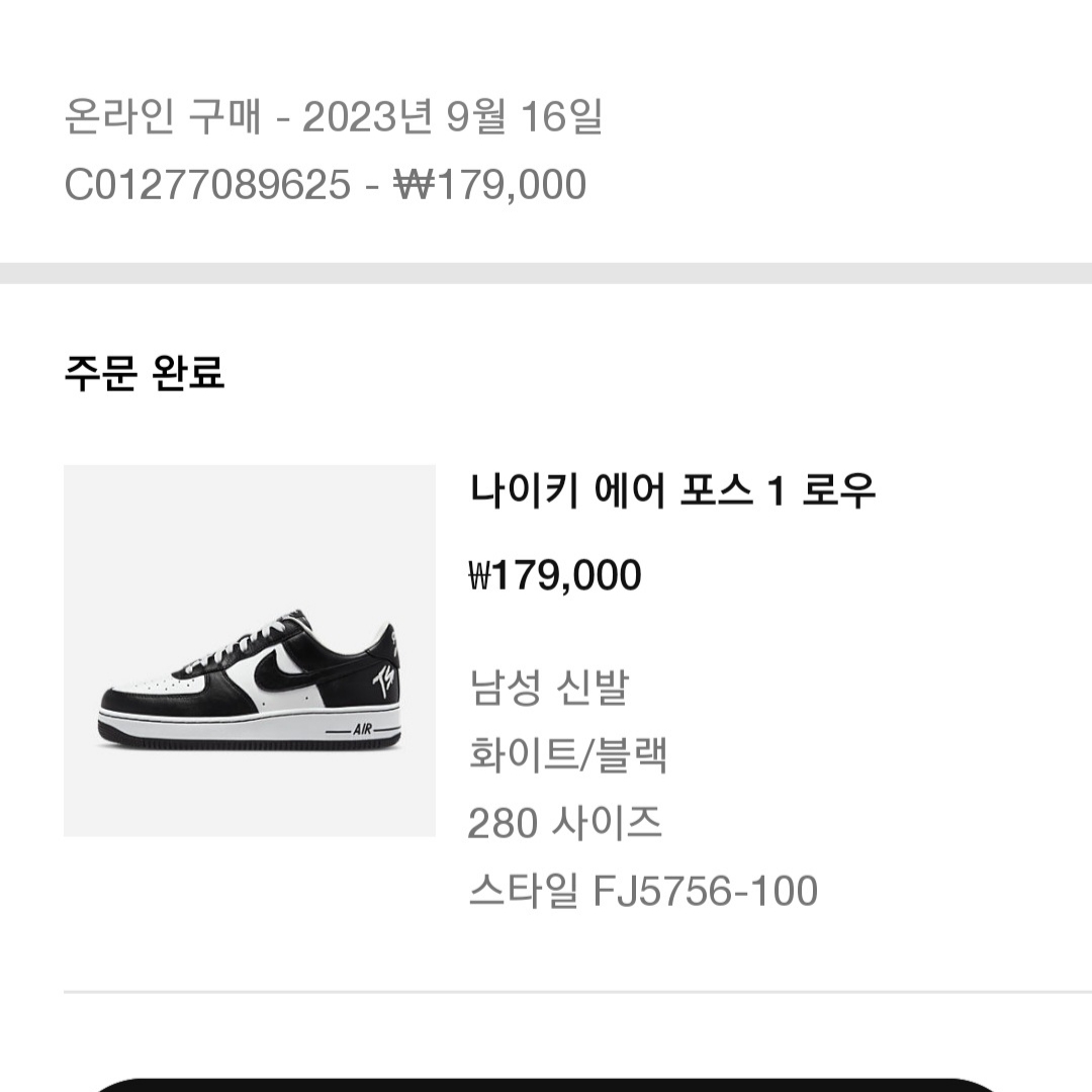 Nike x Terror Squad Air Force 1 Low QS Blackout 착용 스타일