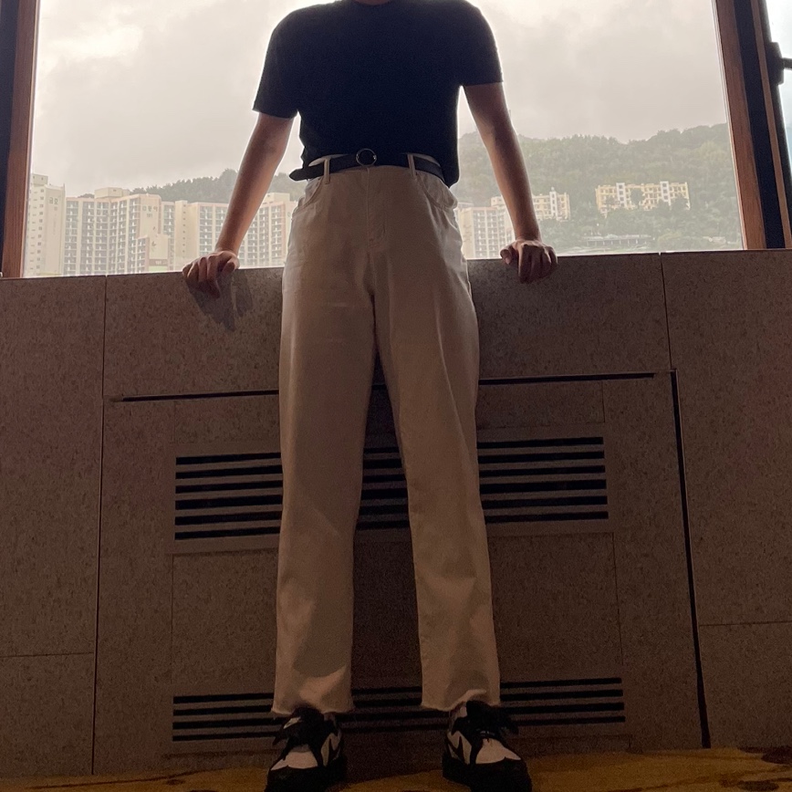 Nike x Peaceminusone Kwondo1 Black and White 착용 스타일