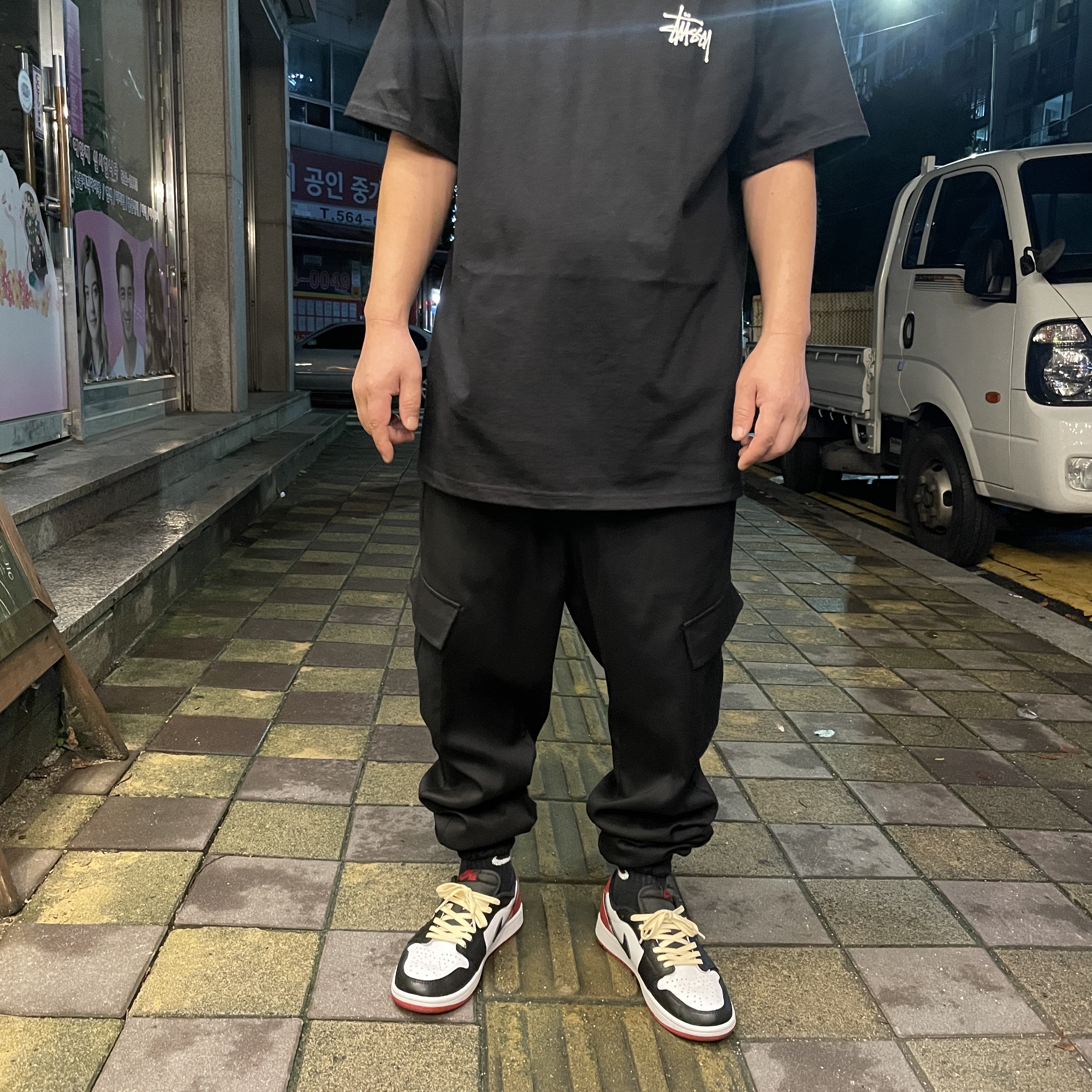 Jordan 1 Retro Low OG Black Toe 착용 스타일