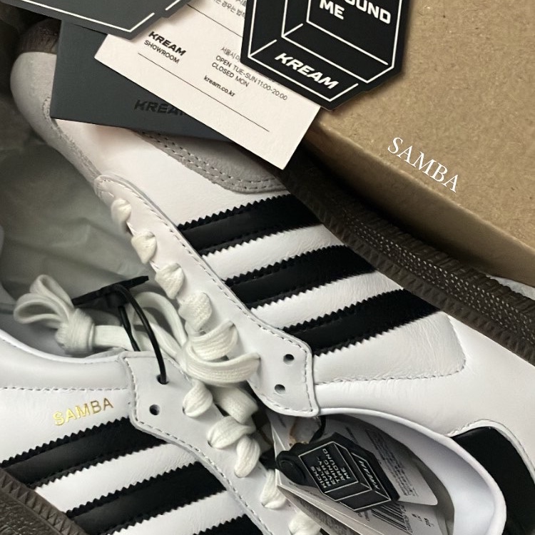 Adidas Samba OG Cloud White 착용 스타일