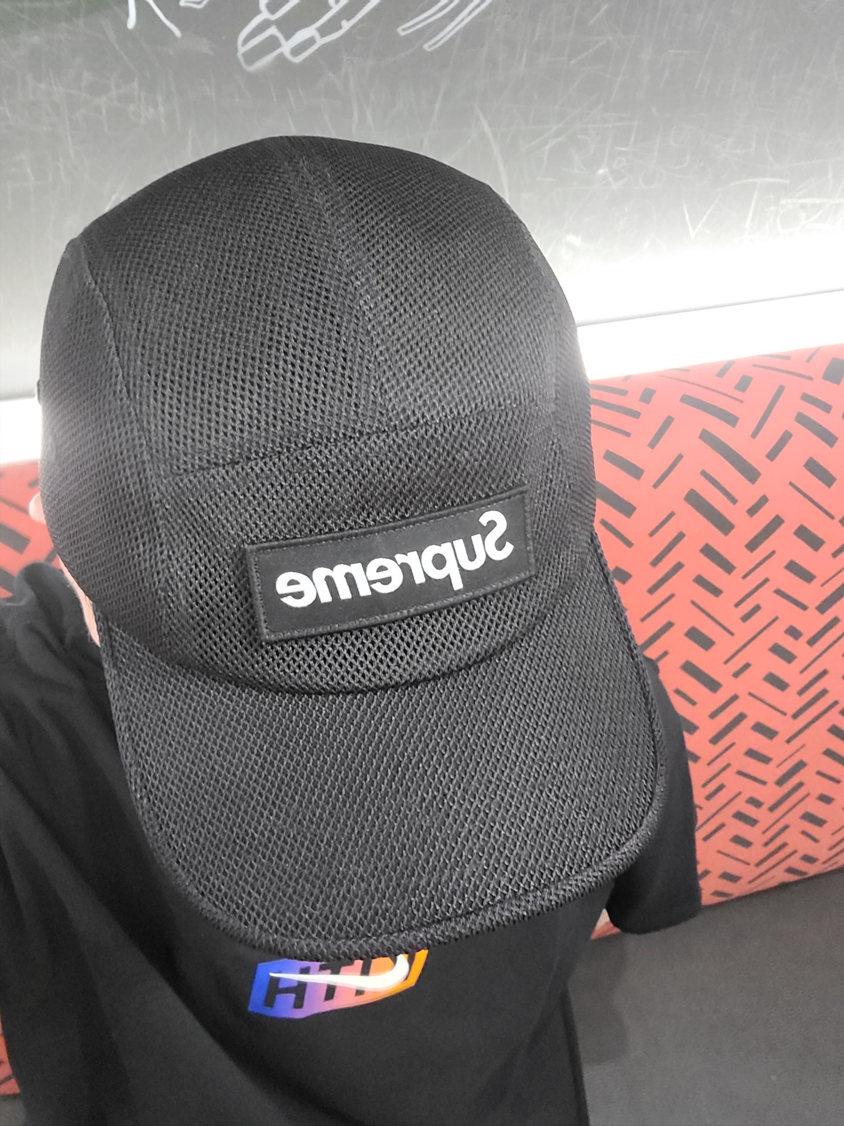 Supreme Mesh Cordura Camp Cap Black - 23SS, Nike x Kith New York Knicks T-Shirt Black 착용 스타일