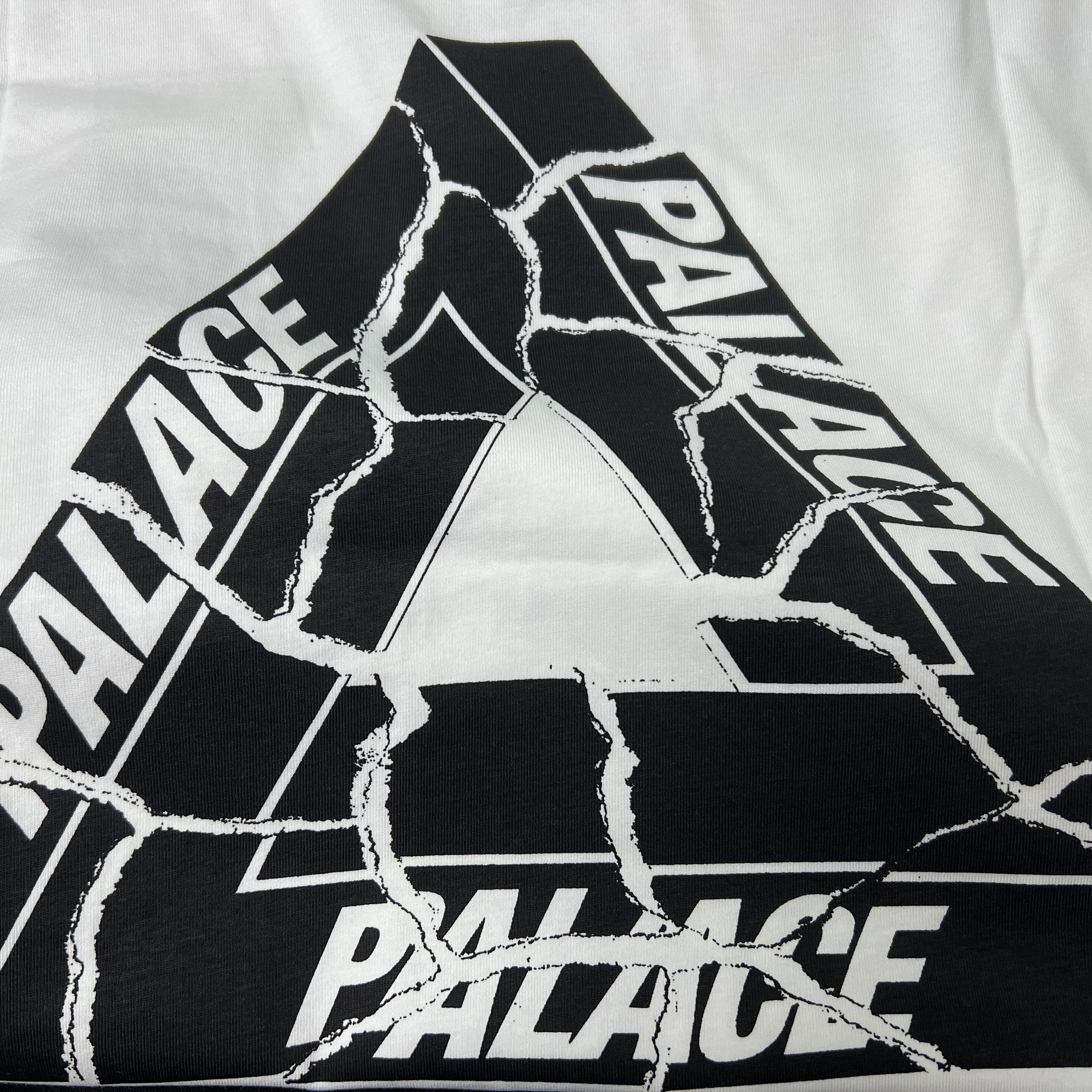Palace Tri-Ripped T-Shirt White - 23FW 착용 스타일