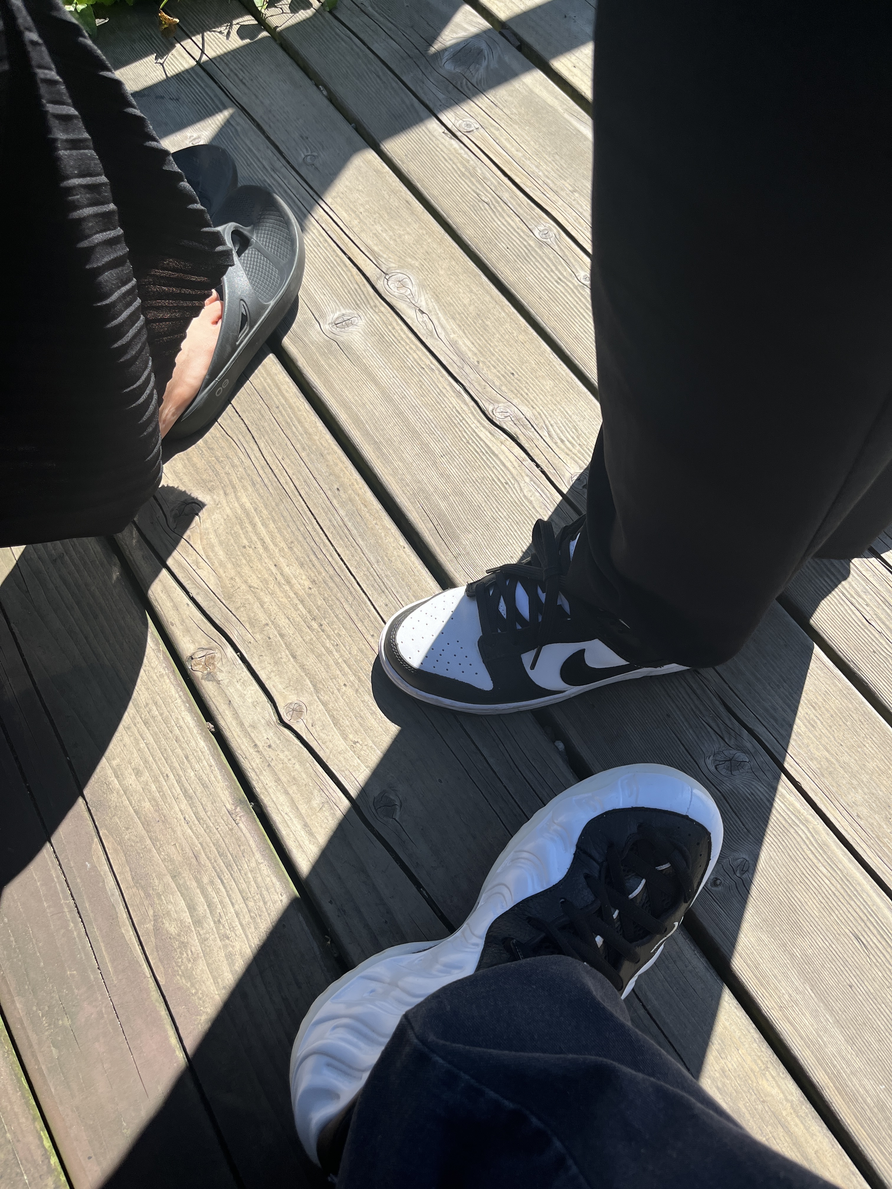 Nike Air Foamposite One White and Black, (W) Nike Dunk Low Black 착용 스타일