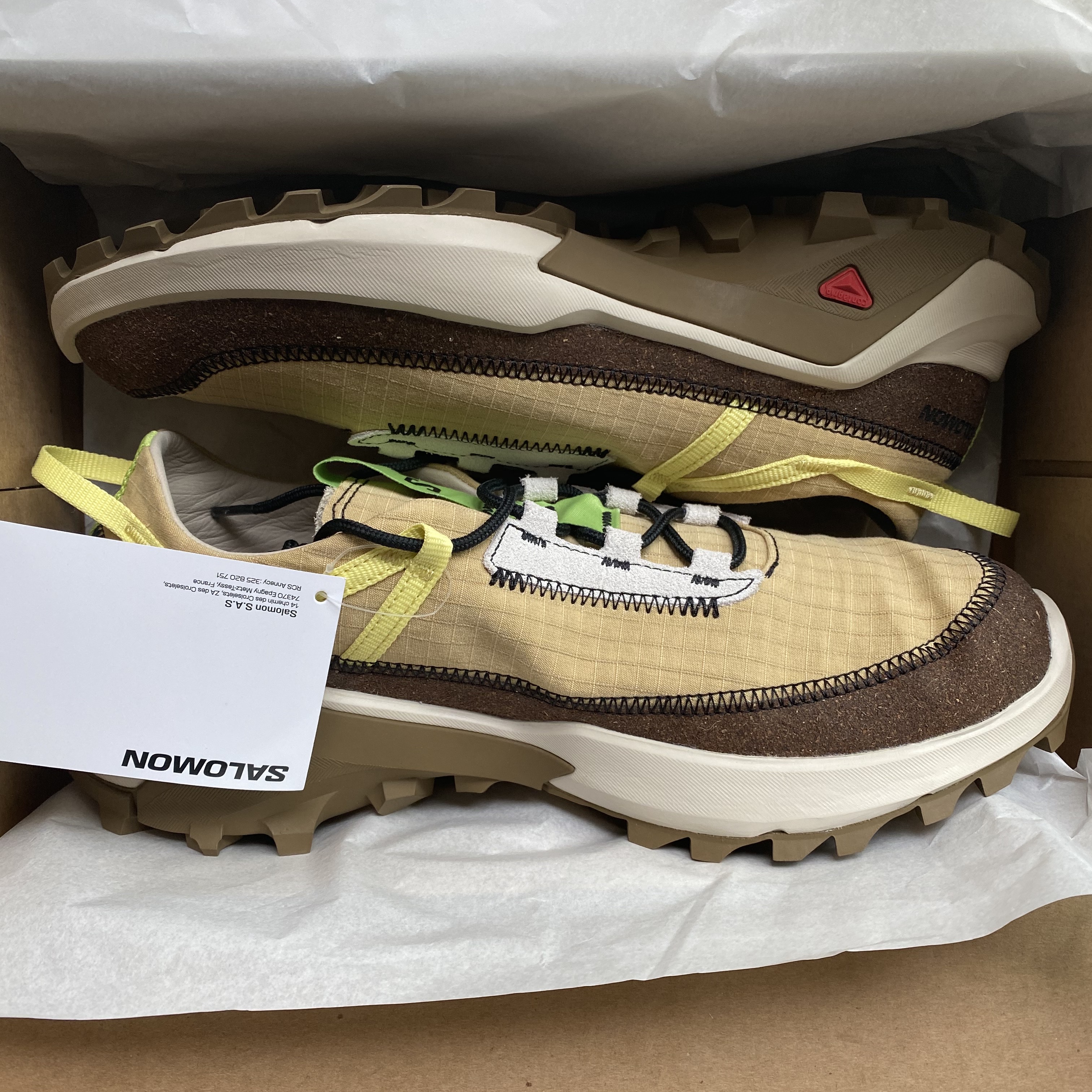 Salomon x Ranra Cross Pro Better Cathay Spice Kelp 착용 스타일