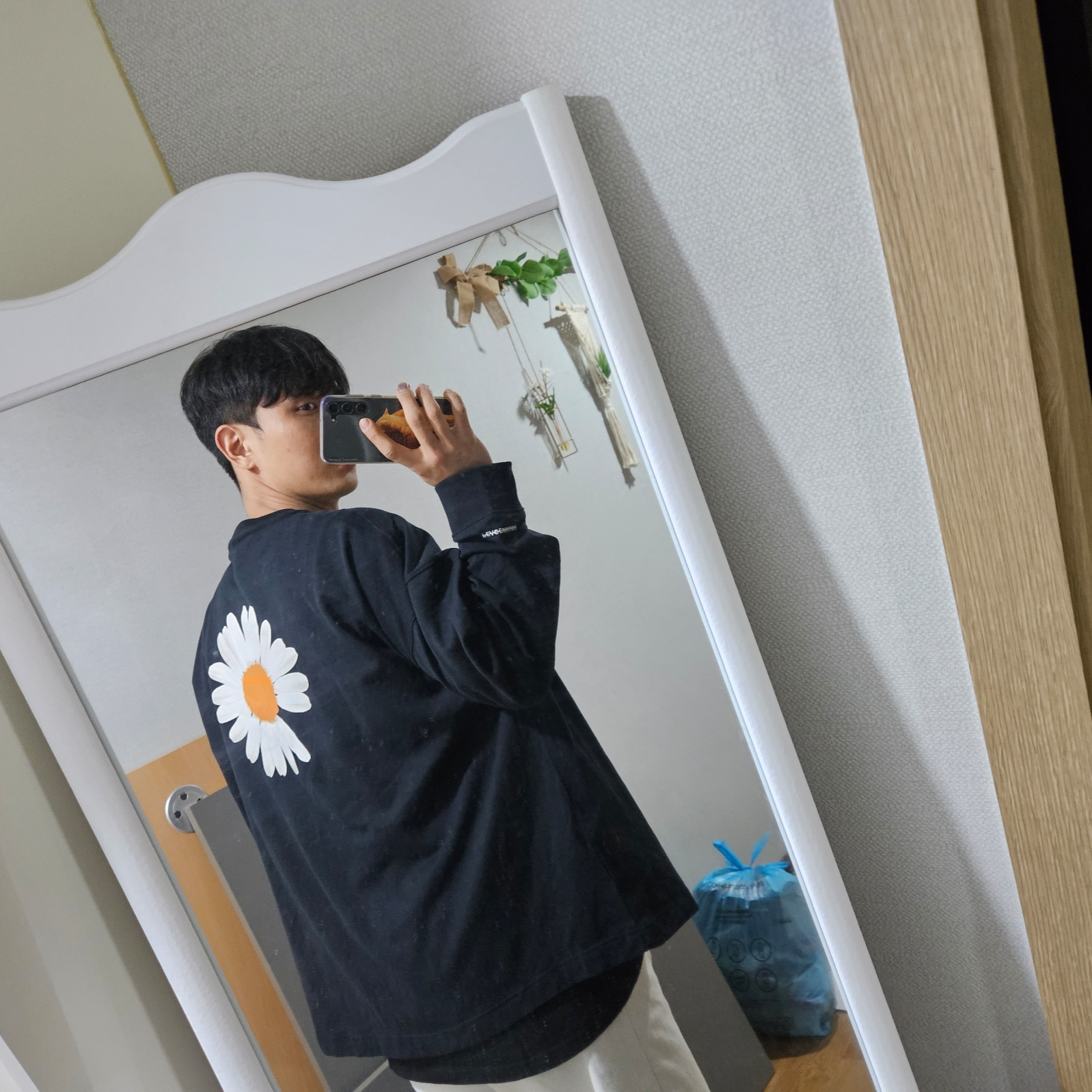 Nike x Peaceminusone LS T-Shirt Black (DR0098-010) 착용 스타일 - 2