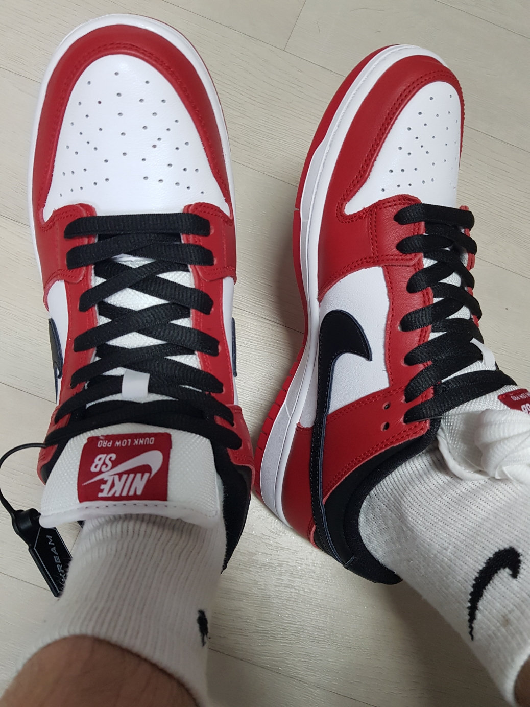 Nike SB Dunk Low Pro Chicago 착용 스타일