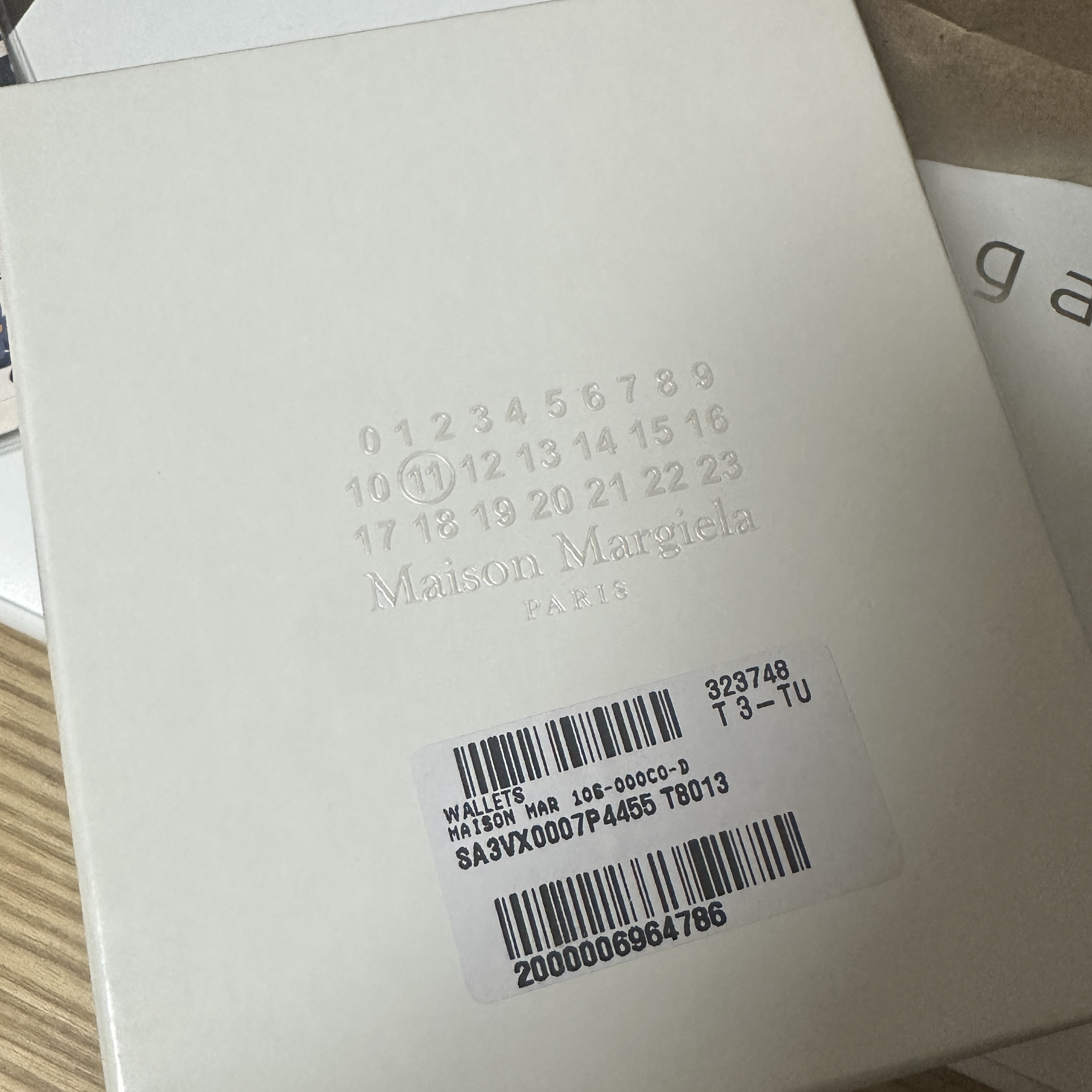 Maison Margiela Stitch Card Holder Black 착용 스타일 - 1