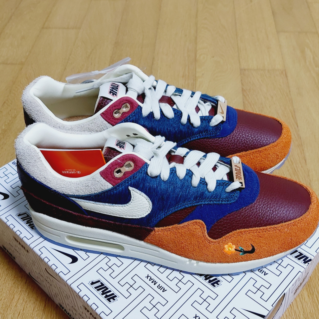 Nike x Kasina Air Max 1 SP Won-Ang Orange 착용 스타일 - 3