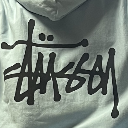 Stussy Basic Stussy Pigment Dyed Hoodie Sky Blue 착용 스타일