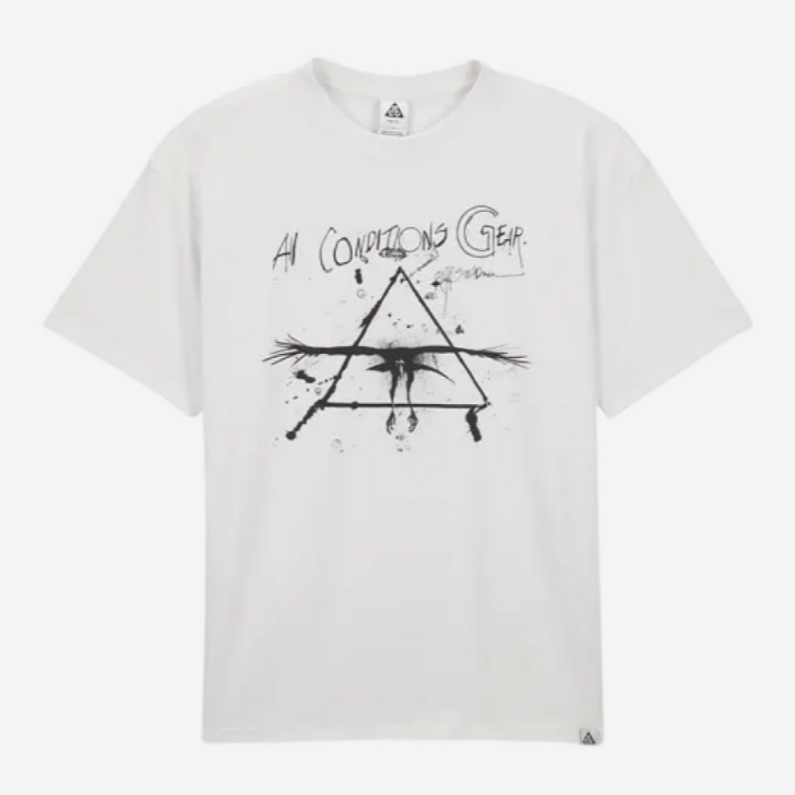 Nike ACG Ralph Steadman T-Shirt Summit White - Asia 착용 스타일 - 1