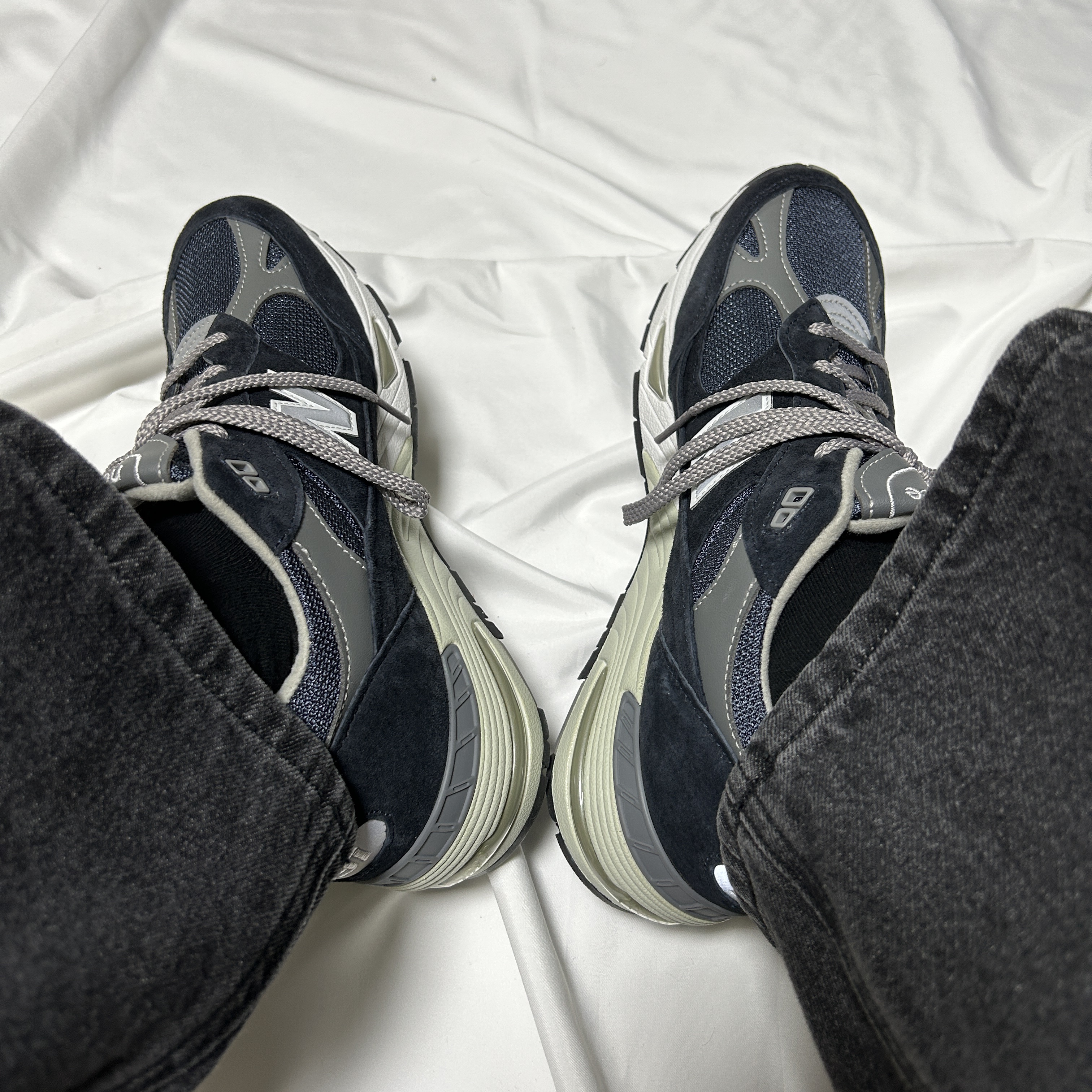 New Balance 991 Made in UK Navy 착용 스타일