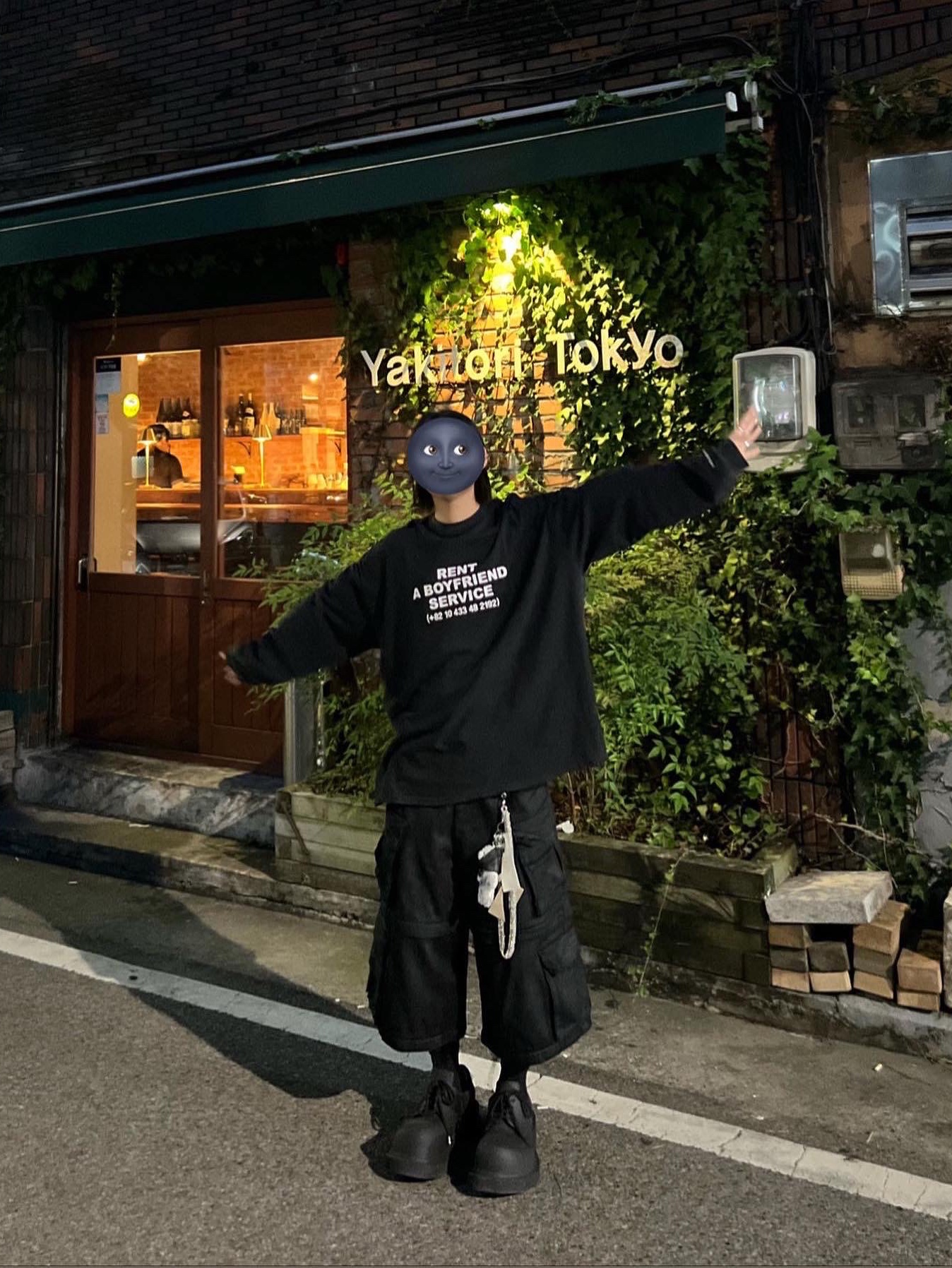 Project G/R Oversized Convertible Cargo Pants Coated Black, Balenciaga Steroid Derby Black 착용 스타일 - 3