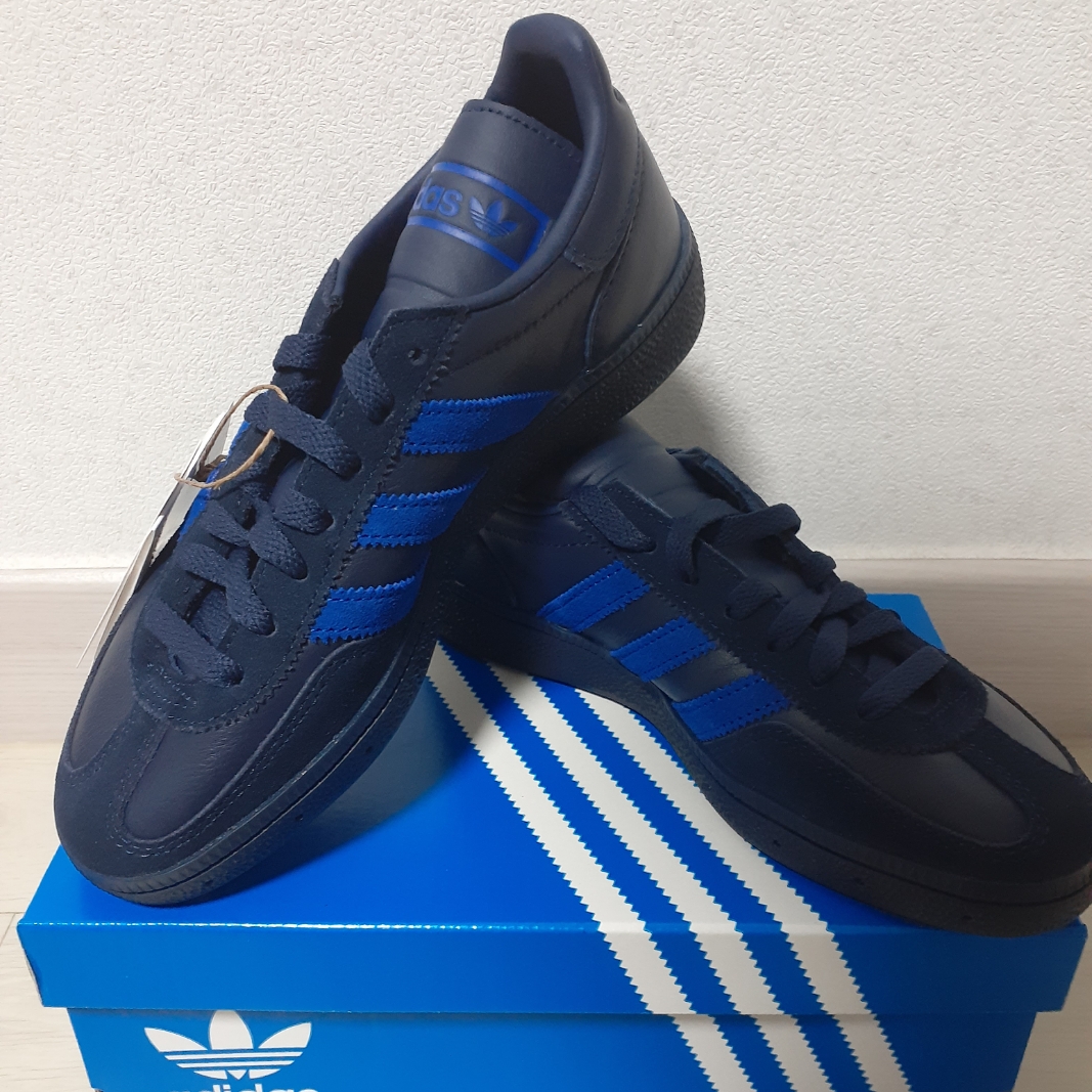 Adidas Spezial Handball Night Indigo Power Blue 착용 스타일