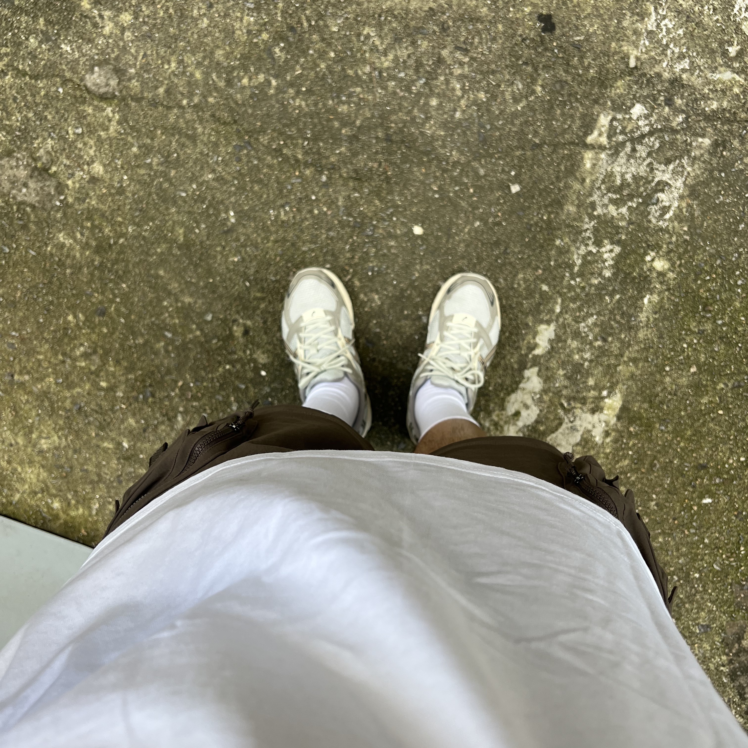 Nike ACG Cargo Shorts Ironstone - Asia, Asics x I4P Gel-1130 Glacier Grey Mink 착용 스타일