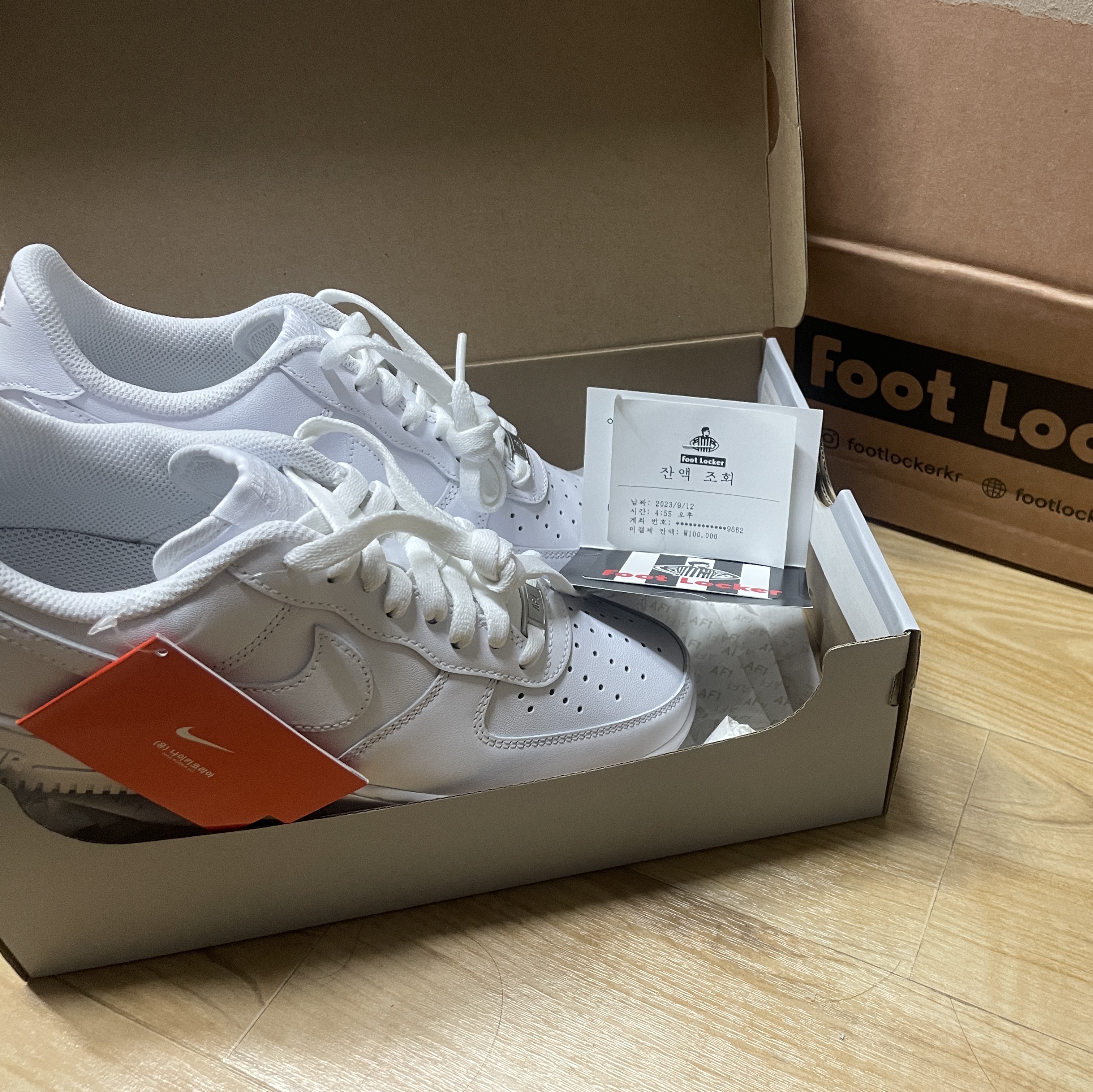 Nike Air Force 1 '07 Low White 착용 스타일