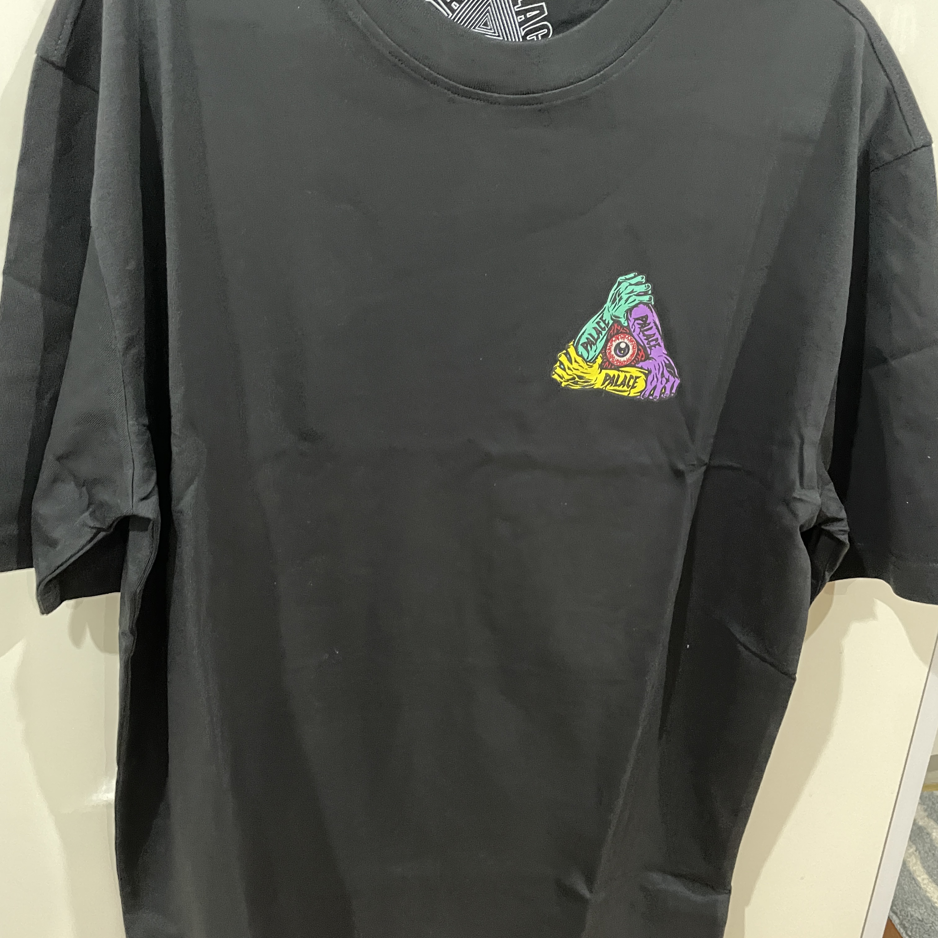 Palace Arms T-Shirt Black - 23FW 착용 스타일 - 2