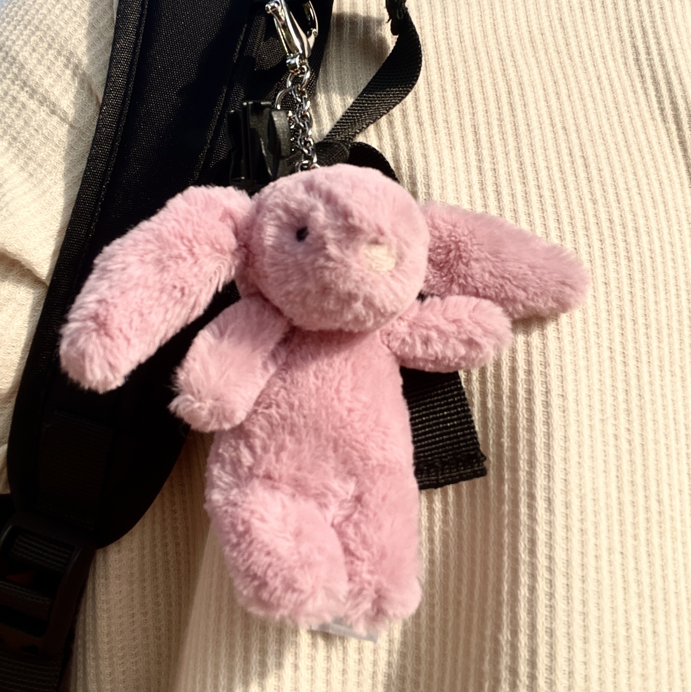 Jellycat Bashful Bunny Bag Charm Tulip, Adidas Adicolor Classics Waffle Polo Shirt Wonder White - KR Sizing 착용 스타일 - 2