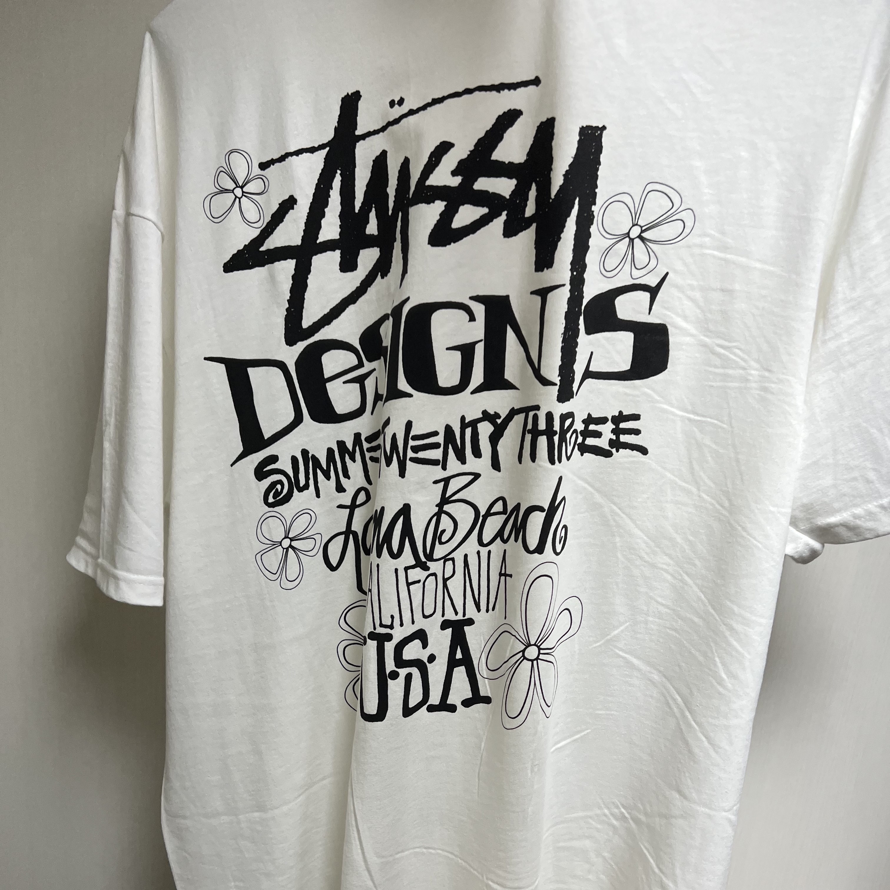Stussy Summer LB T-Shirt White 착용 스타일