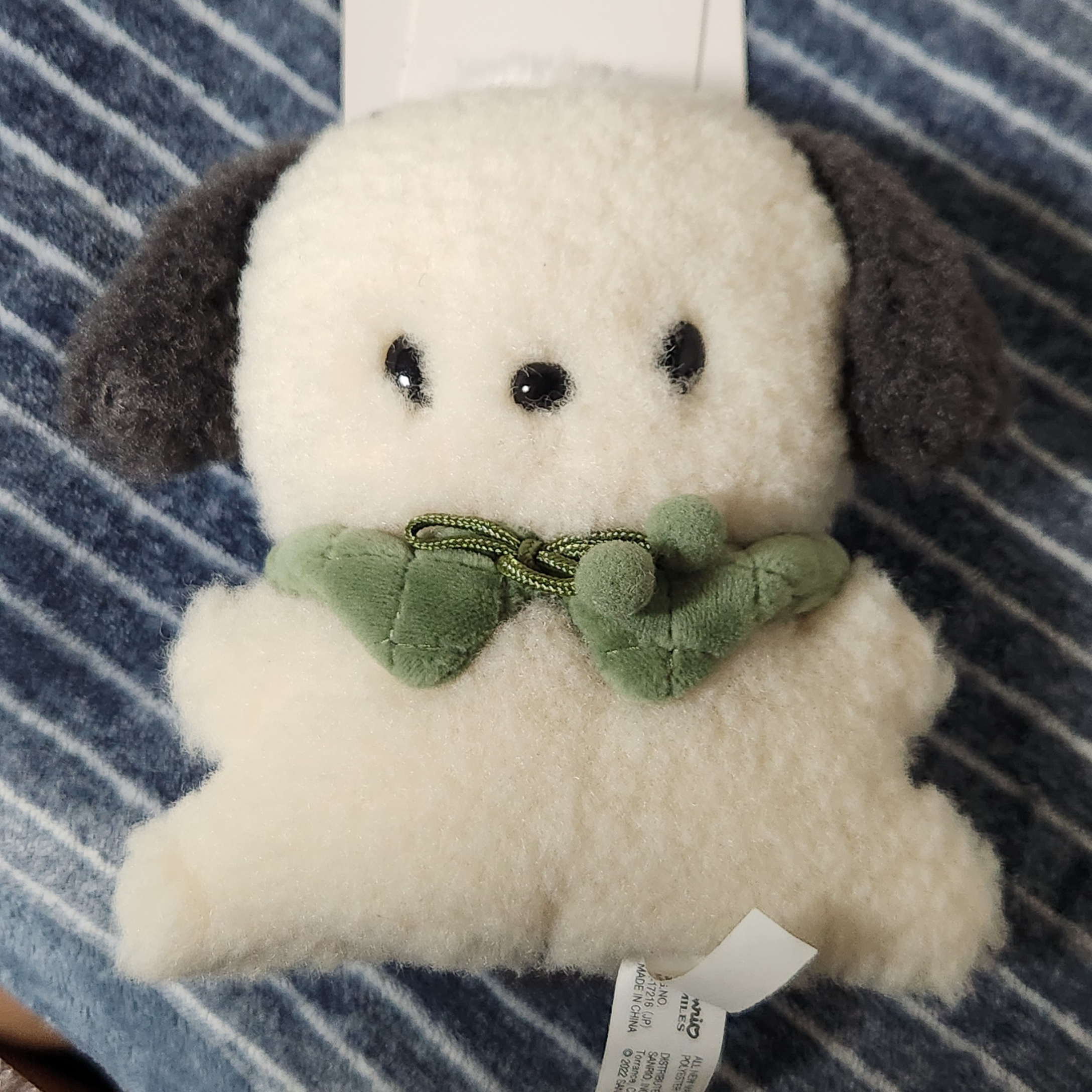 Sanrio Pochacco Pote Moko Series Mascot Holder 착용 스타일