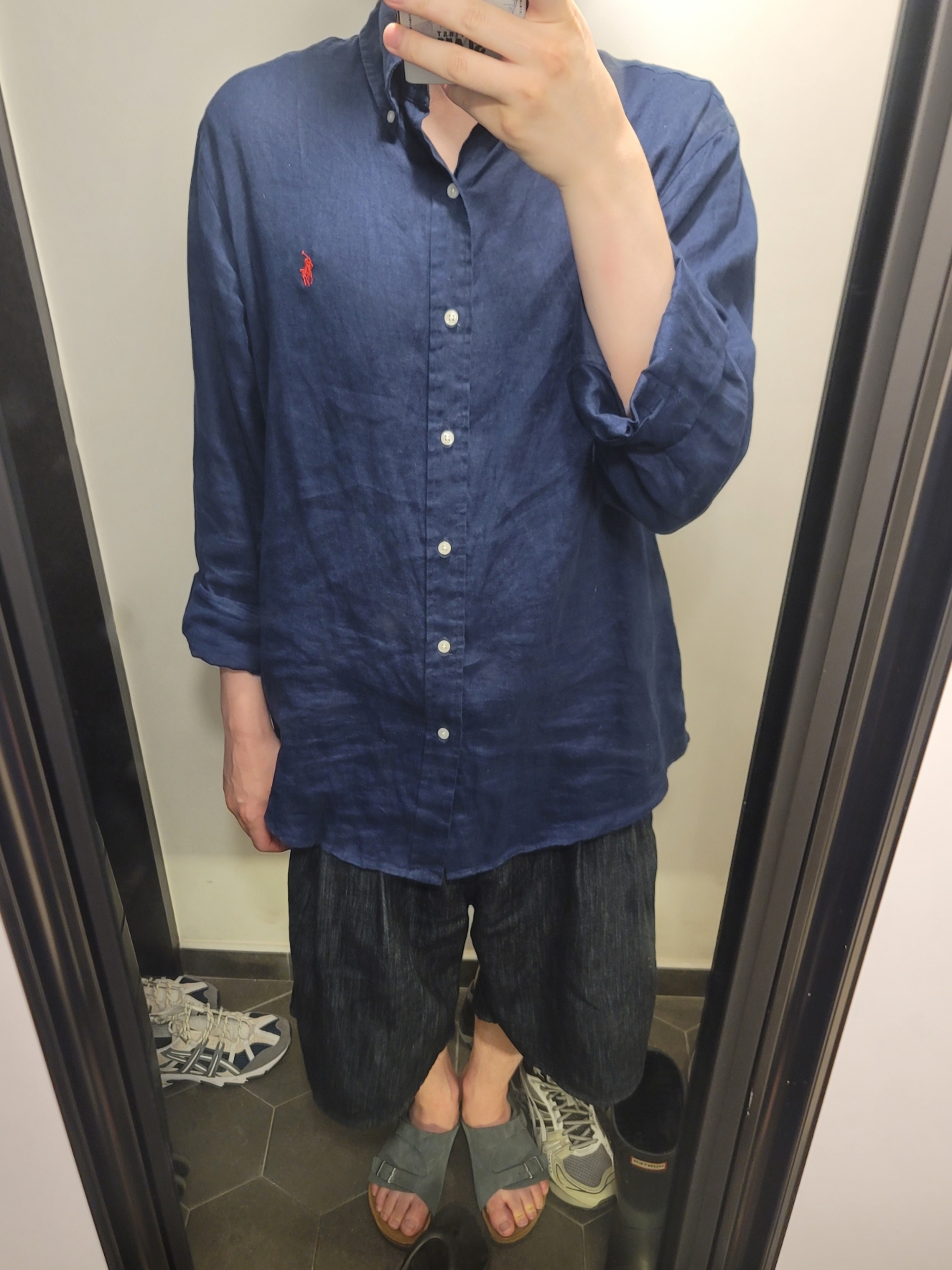 Birkenstock Zurich Original Footbed Stone - Regular 착용 스타일