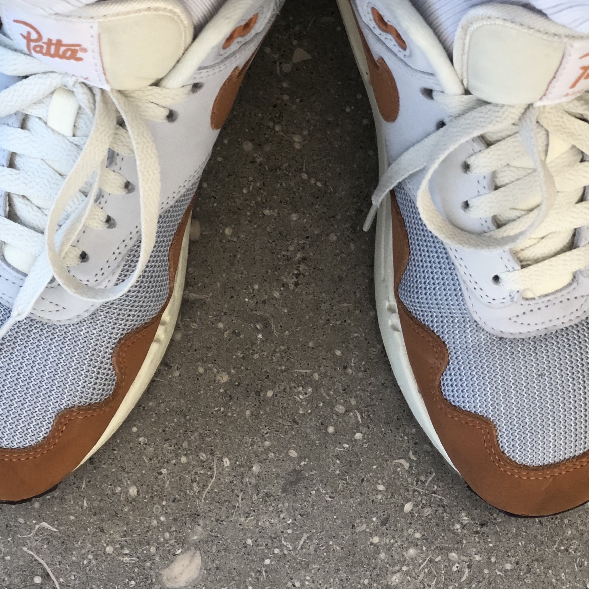 Nike x Patta Air Max 1 Monarch 착용 스타일