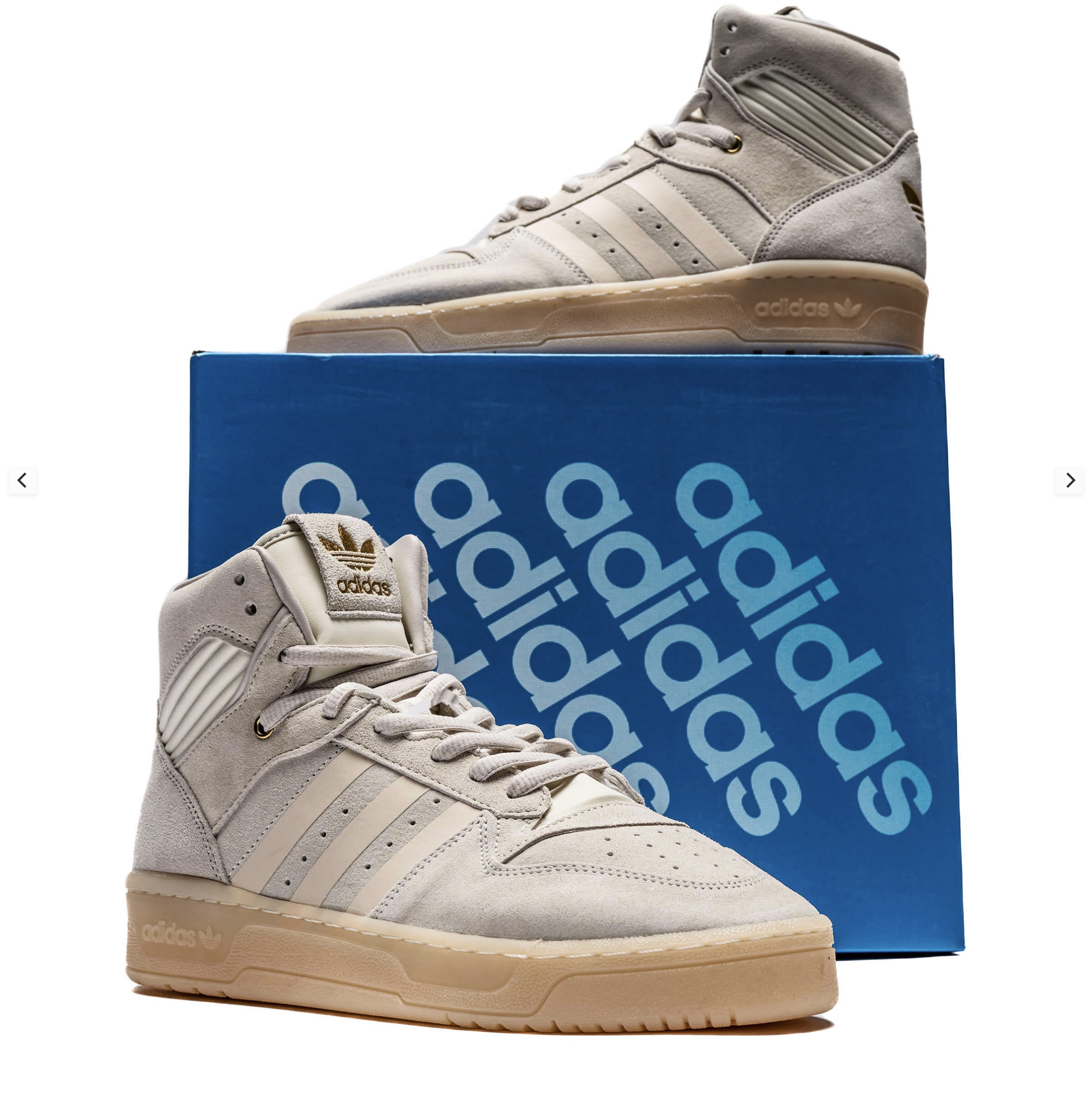 Adidas Rivalry High Off White 착용 스타일