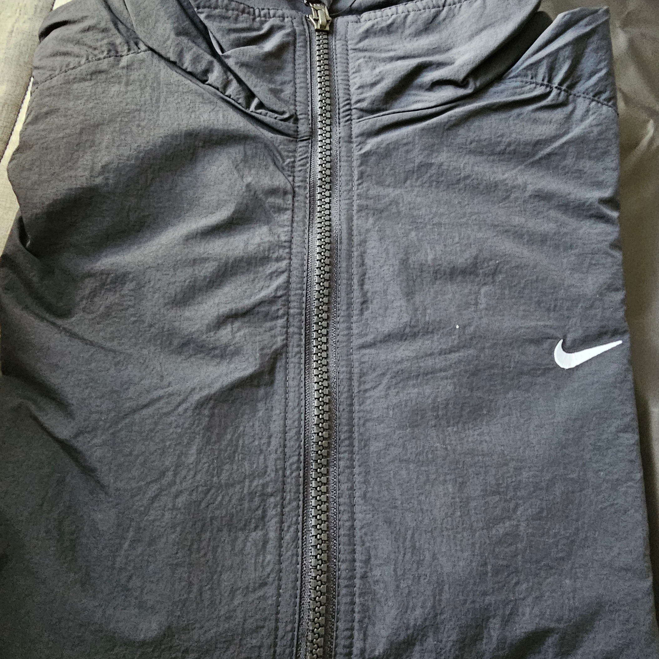 Nike NRG Solo Swoosh Woven Track Jacket Black - Asia 착용 스타일