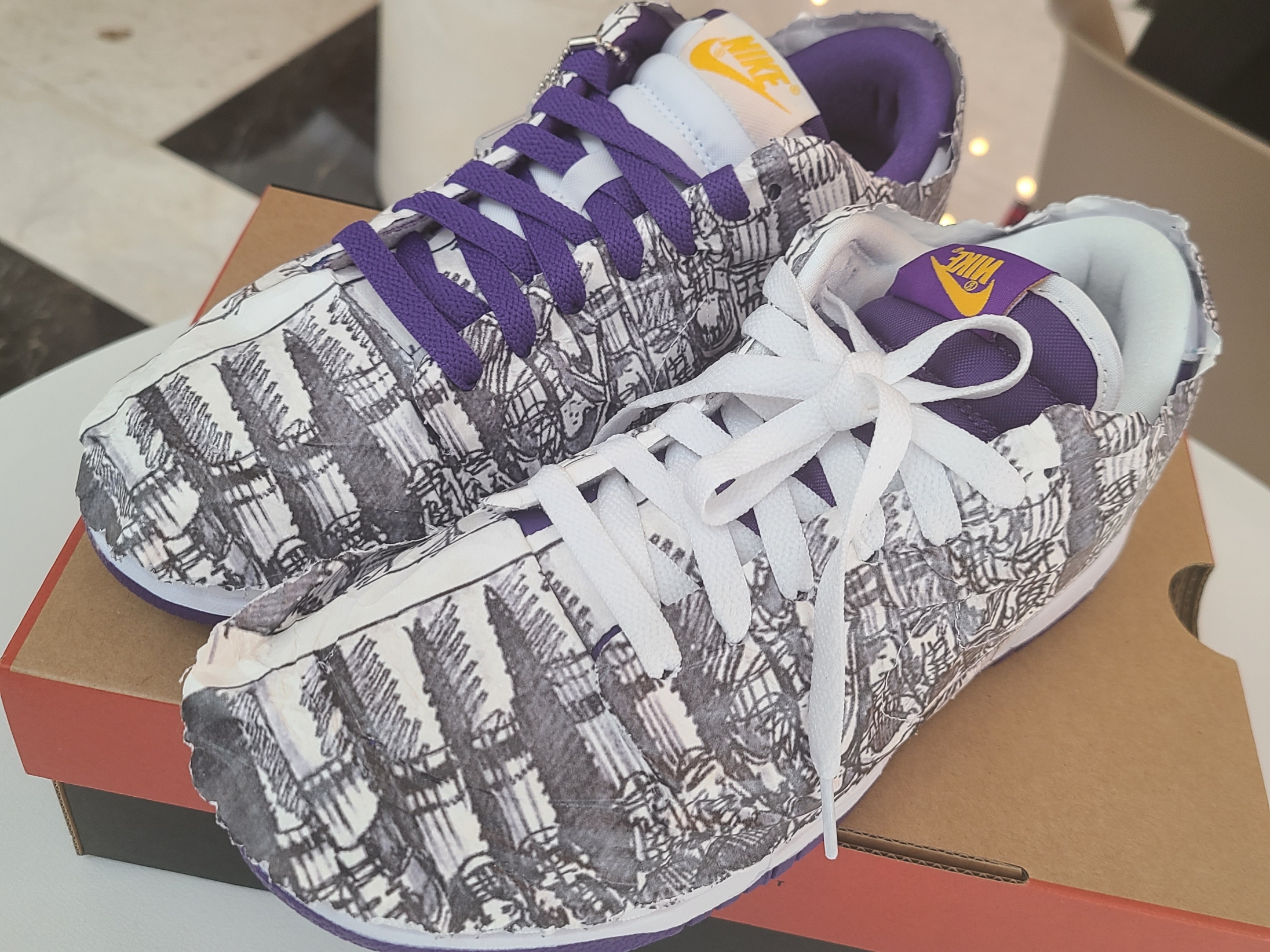 (W) Nike Dunk Low SE Flip 착용 스타일 - 2