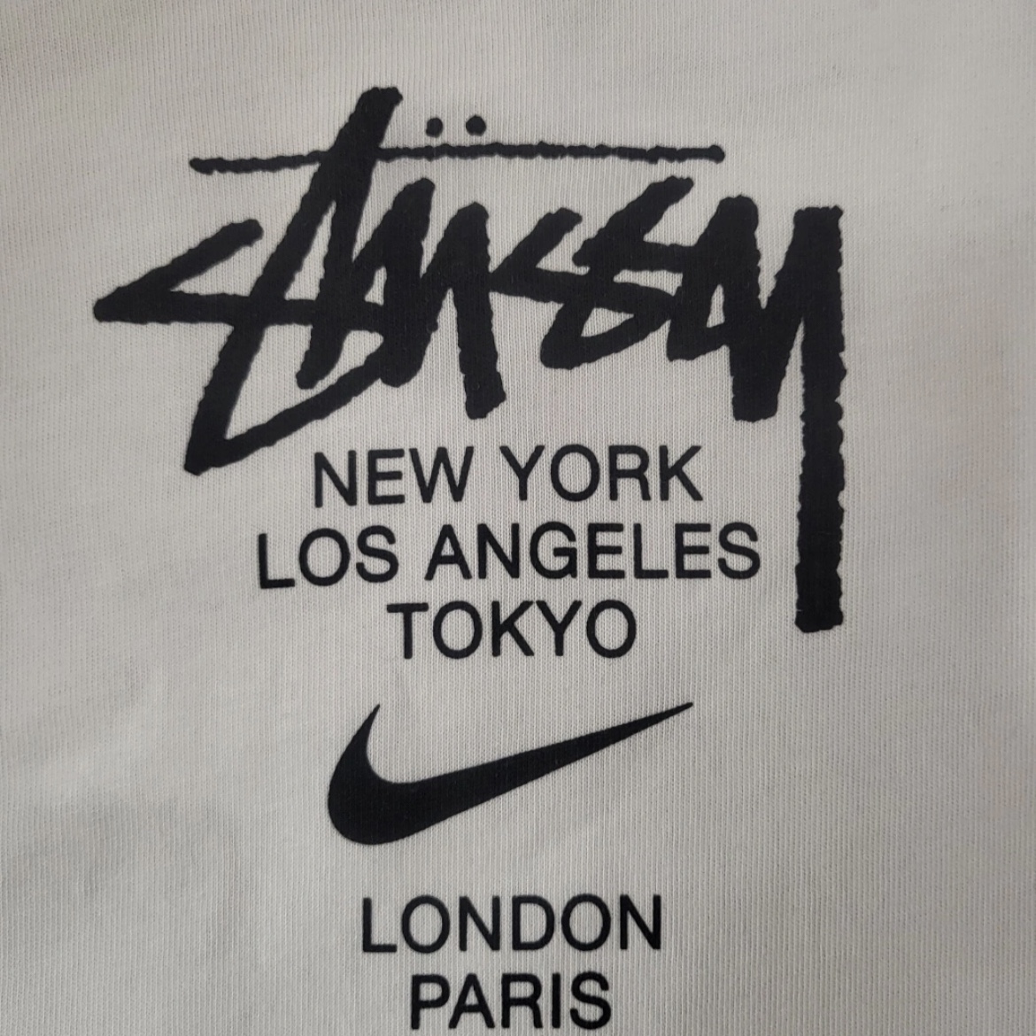 Nike x Stussy WT T-Shirt White - US/EU 착용 스타일