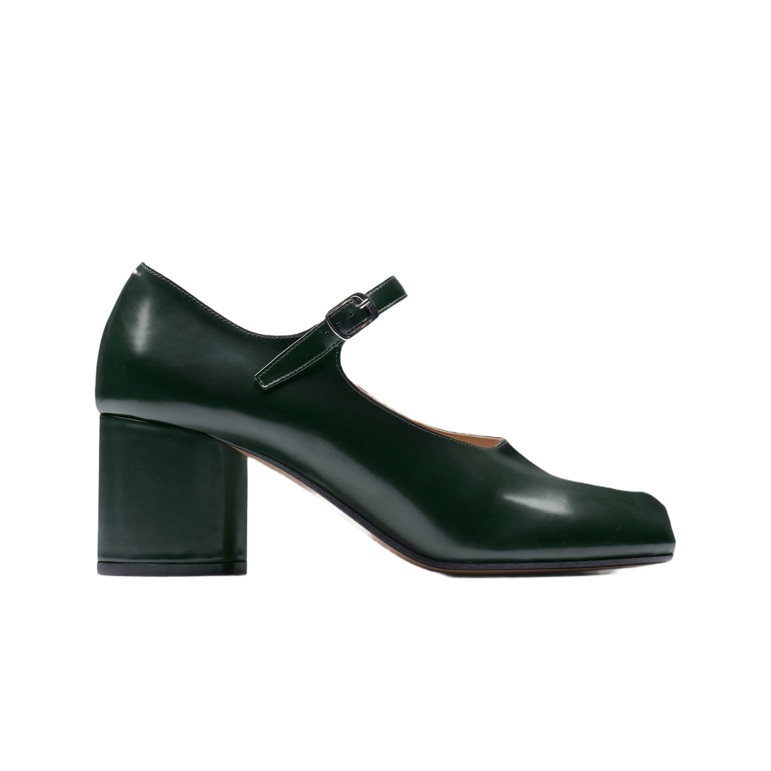 (W) 메종 마르지엘라 타피 메리 제인 퓌르((W) Maison Margiela Tabi Mary Janes Fir) - 1