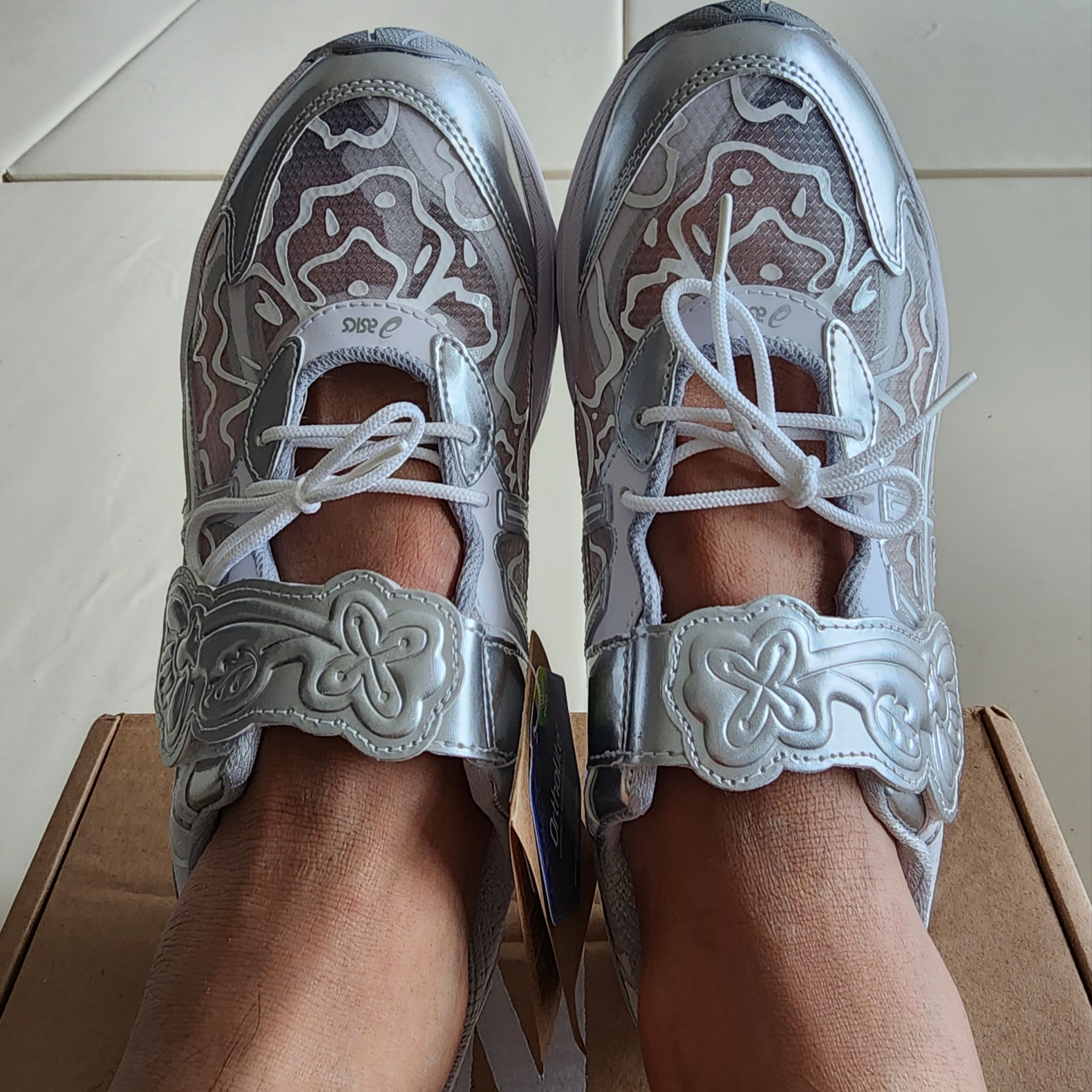 Asics x Cecilie Bahnsen GT-2160 White 착용 스타일 - 3