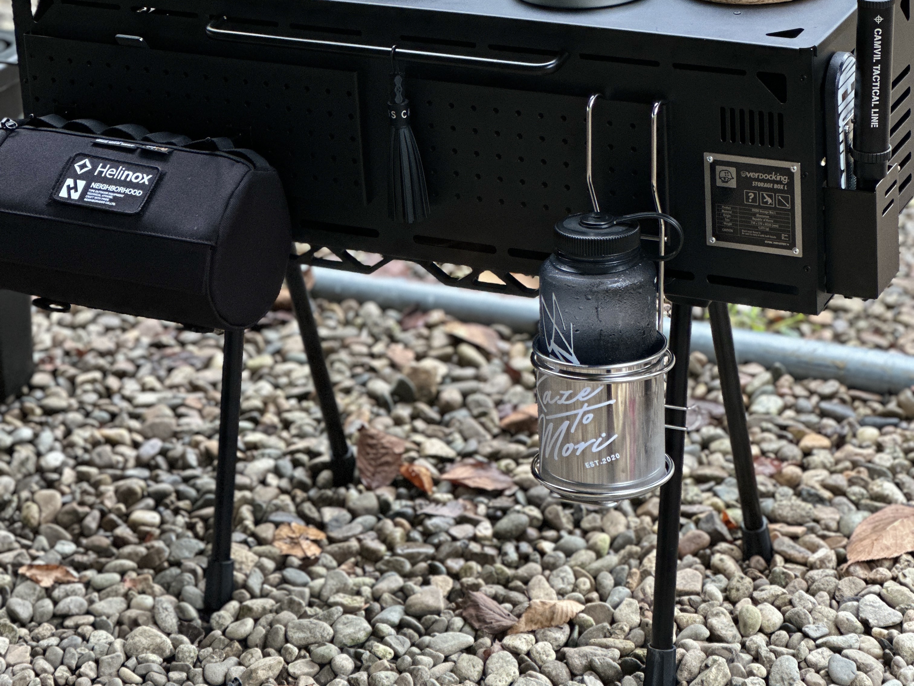Stussy Nalgene Water Bottle Black 착용 스타일