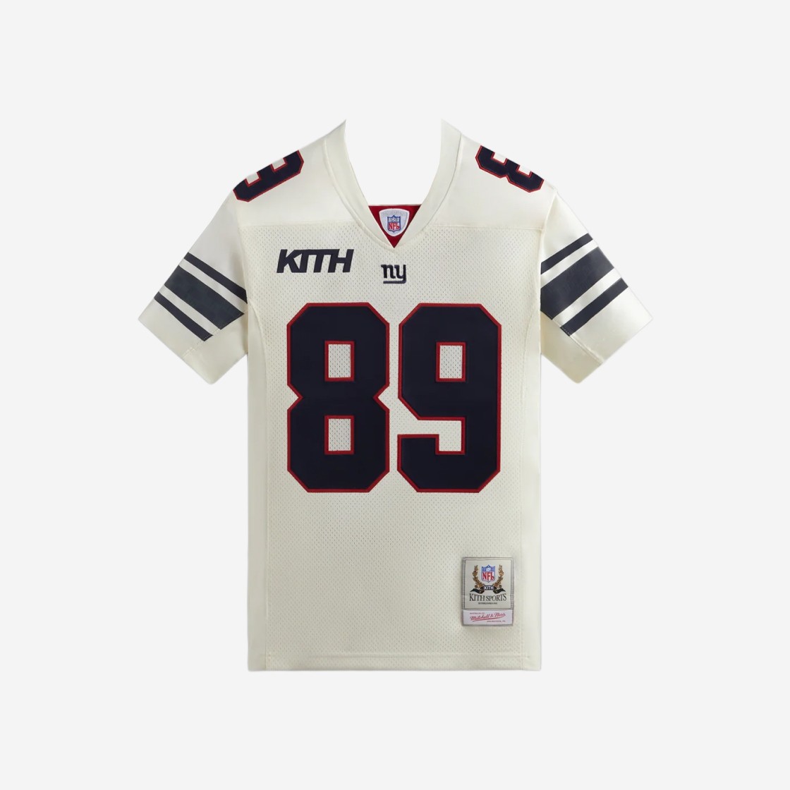 Kith x NFL Giants Mitchell & Ness Mark Bavaro Jersey Sandrift 상세 이미지 1