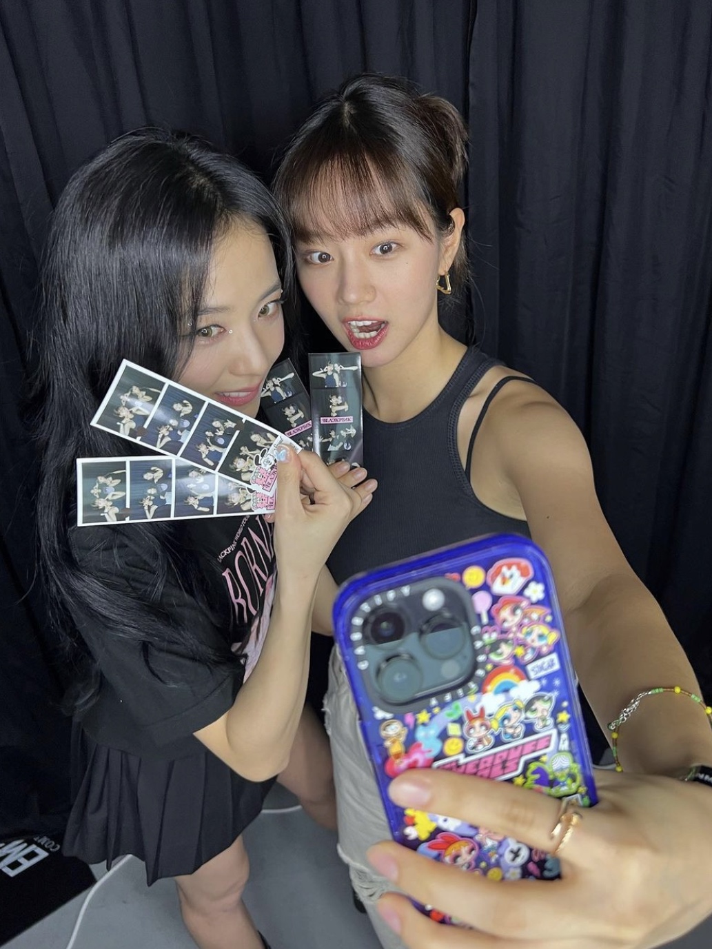 Casetify x The Powerpuff Girls iPhone Medley Impact Case Sheer Peri Purple 착용 스타일