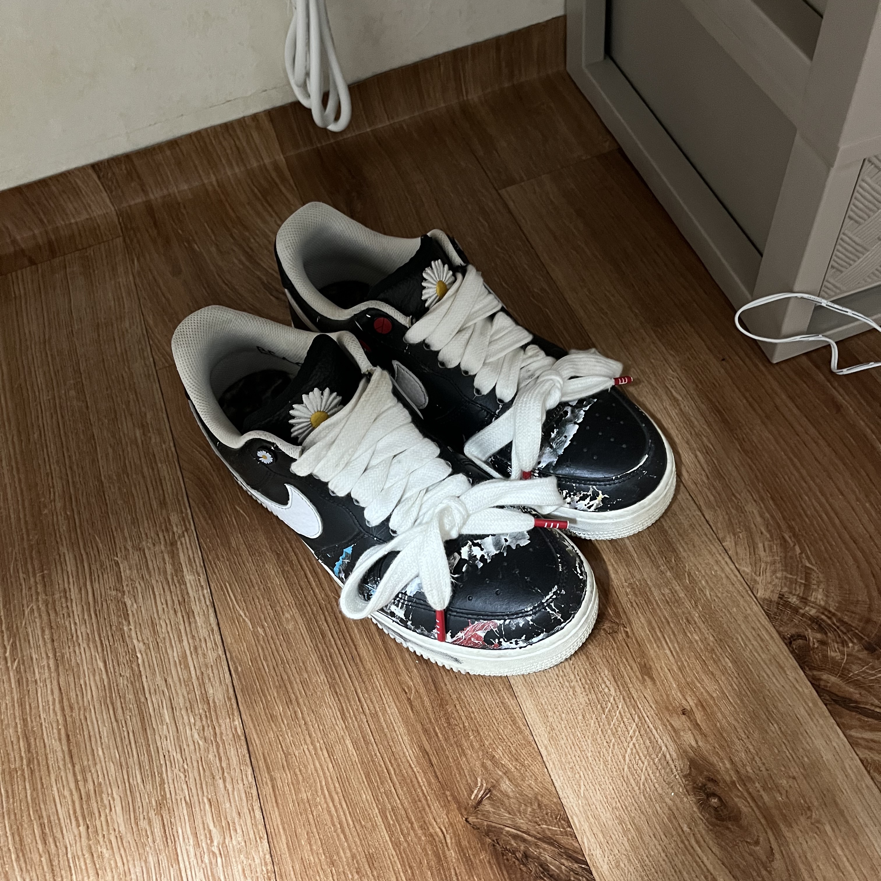 Nike x Peaceminusone Air Force 1 Low Para-Noise 착용 스타일