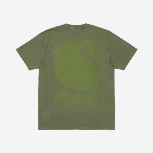 팔라스 x 칼하트 WIP 숏슬리브 포켓 티셔츠 달러 그린 - 23FW