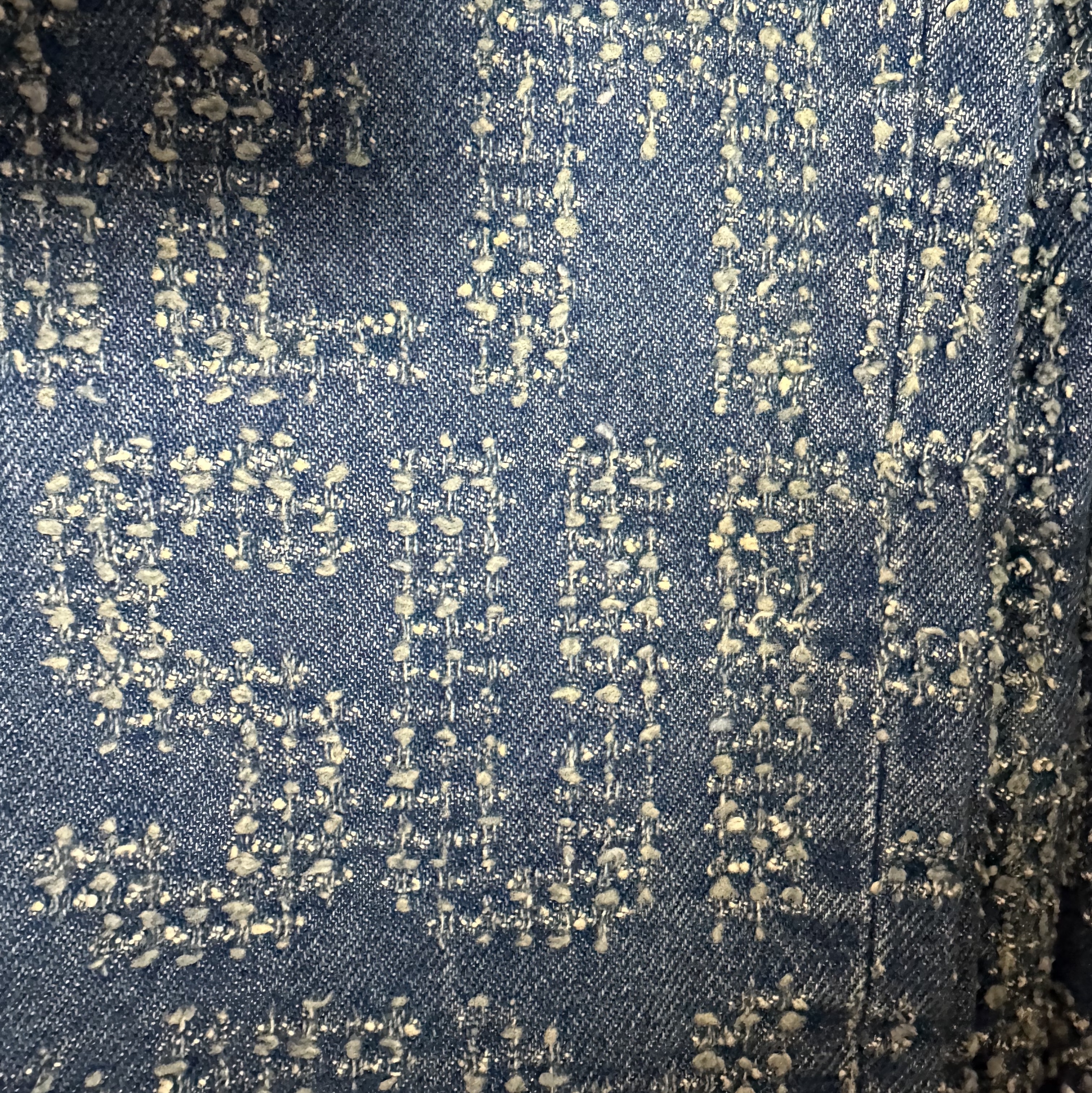 Supreme Needle Punch Regular Jean Washed Blue - 23FW 착용 스타일 - 2