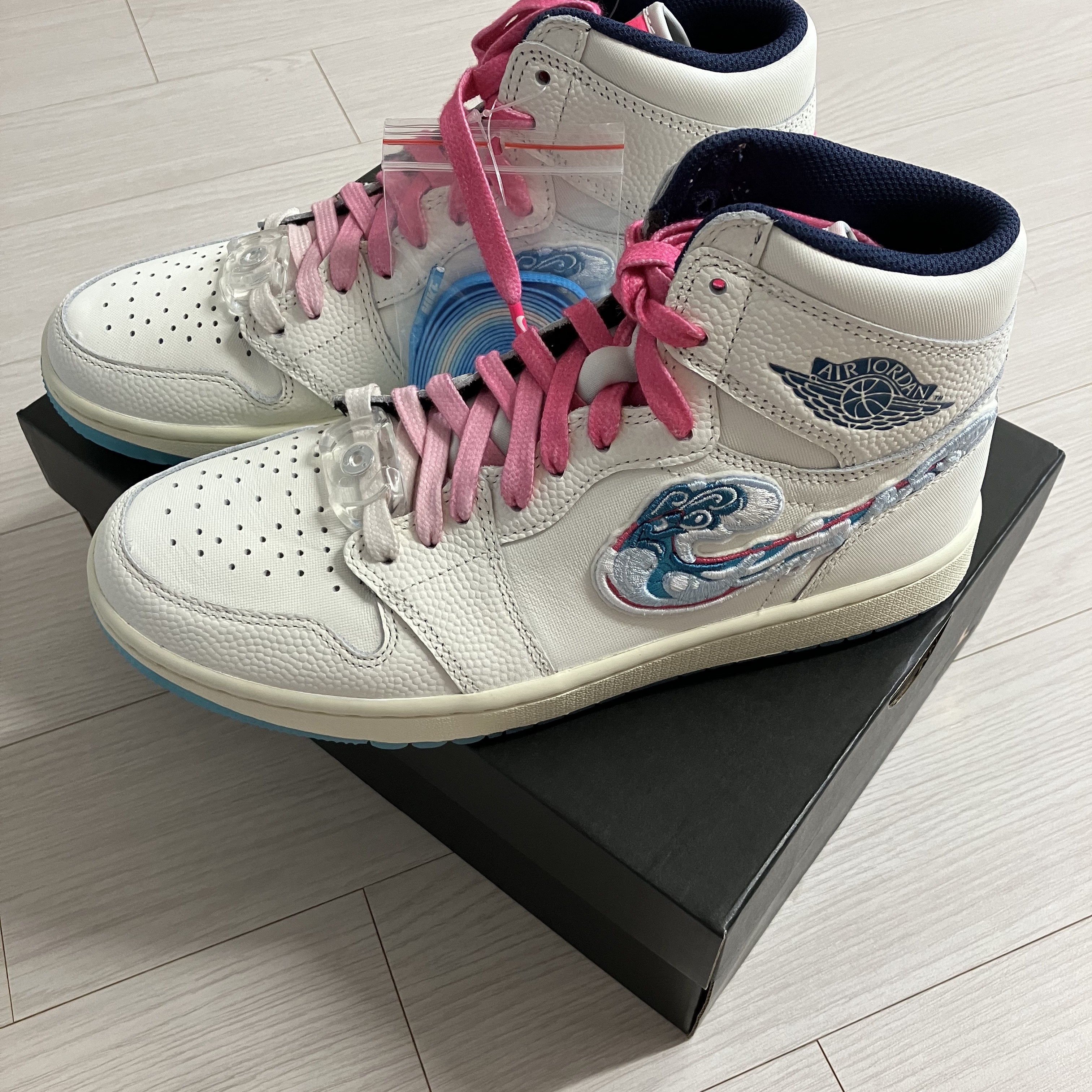 Jordan 1 x Michelle Wie West High Golf NRG 2 Sail Hyper Pink 착용 스타일