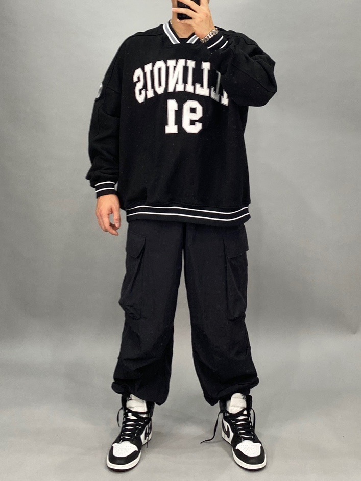 Jordan 1 High 85 Black White 착용 스타일 - 3