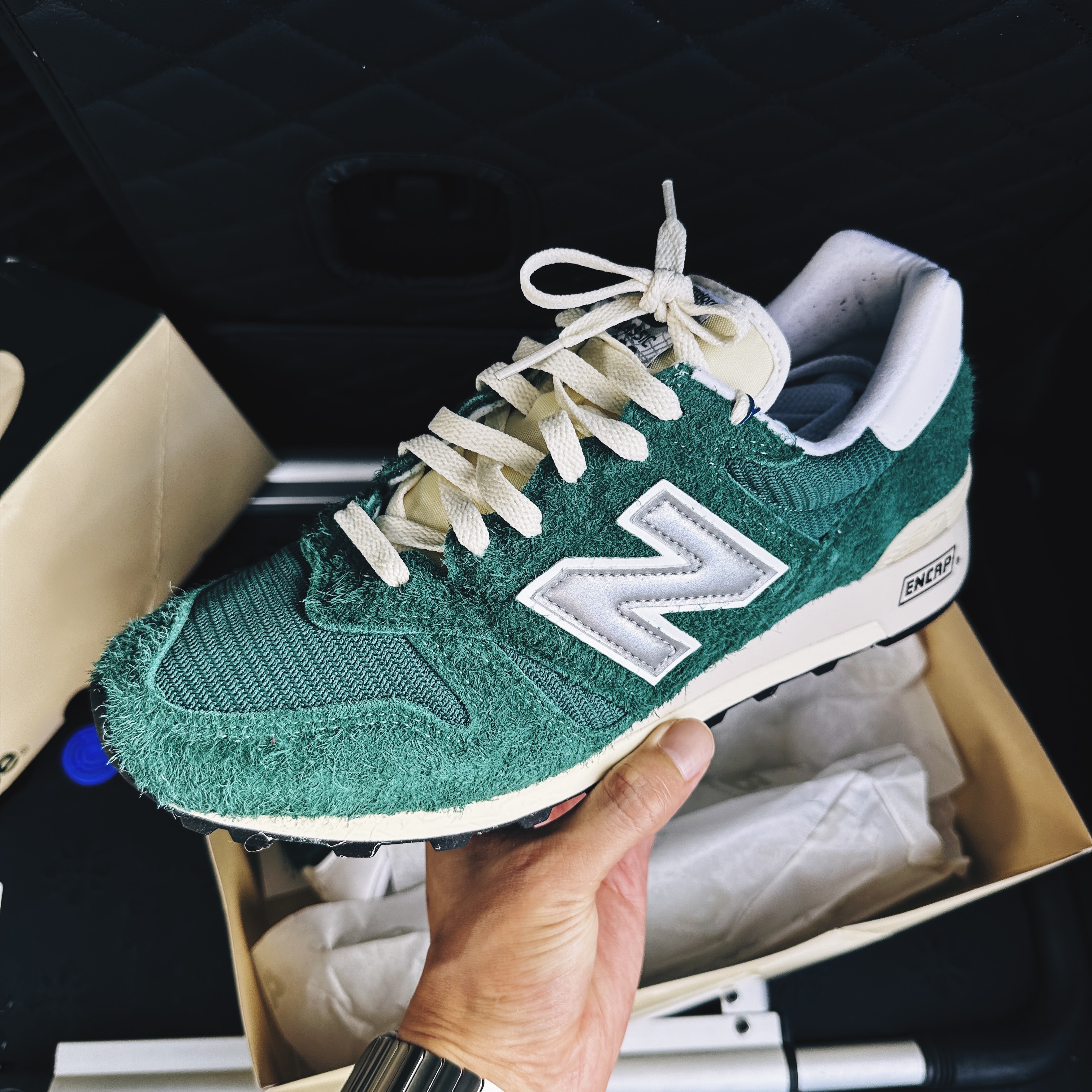 New Balance x Aime Leon Dore 1300 Botanical Green 착용 스타일