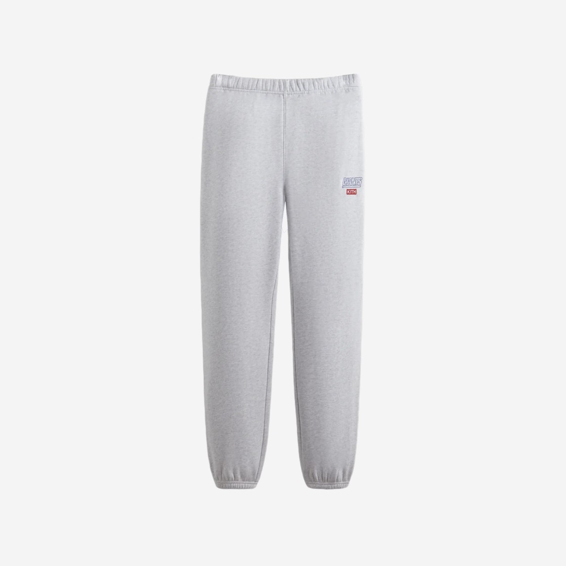 Kith x NFL Giants Nelson Sweatpants Light Heather Grey 상세 이미지 1